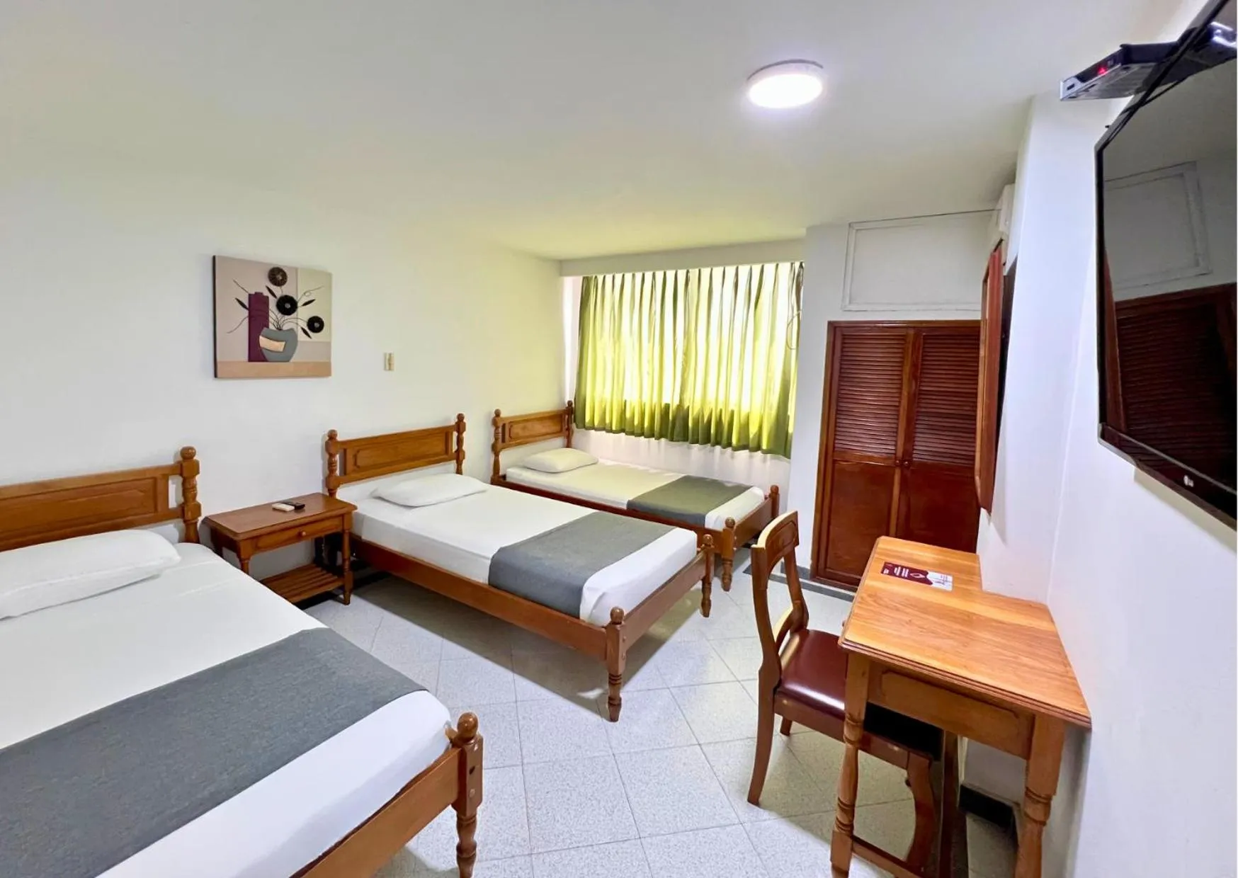 Bed in Hotel Casa Ballesteros