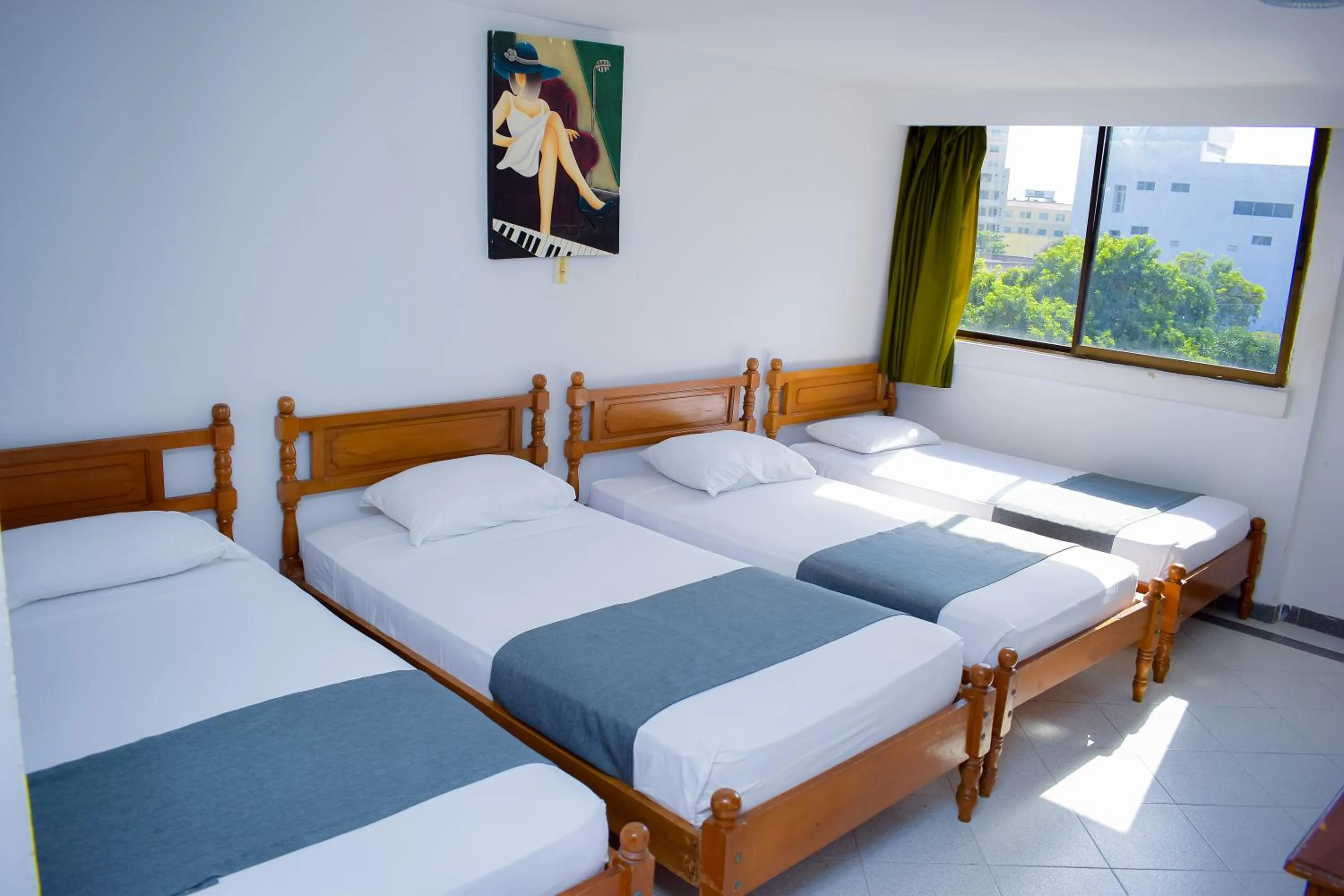 Bed in Hotel Casa Ballesteros