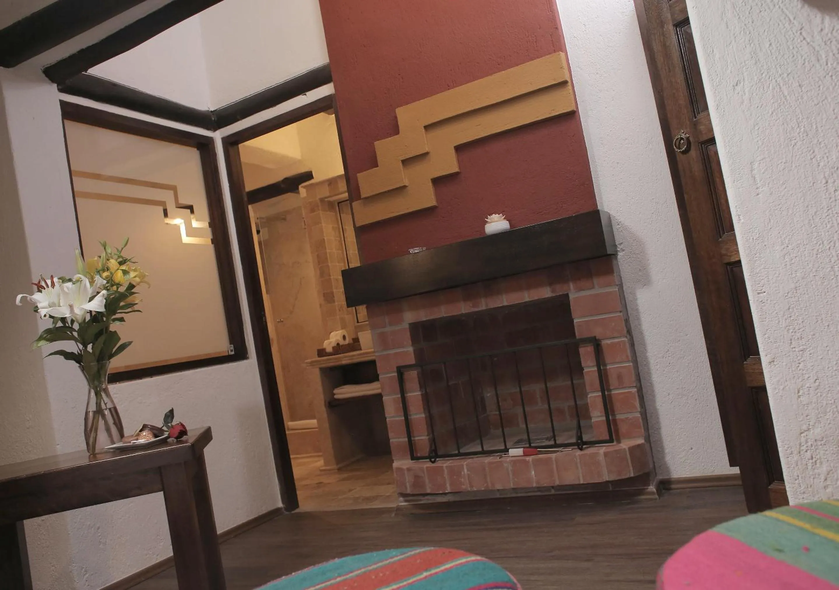 fireplace in Hatun Inti Boutique