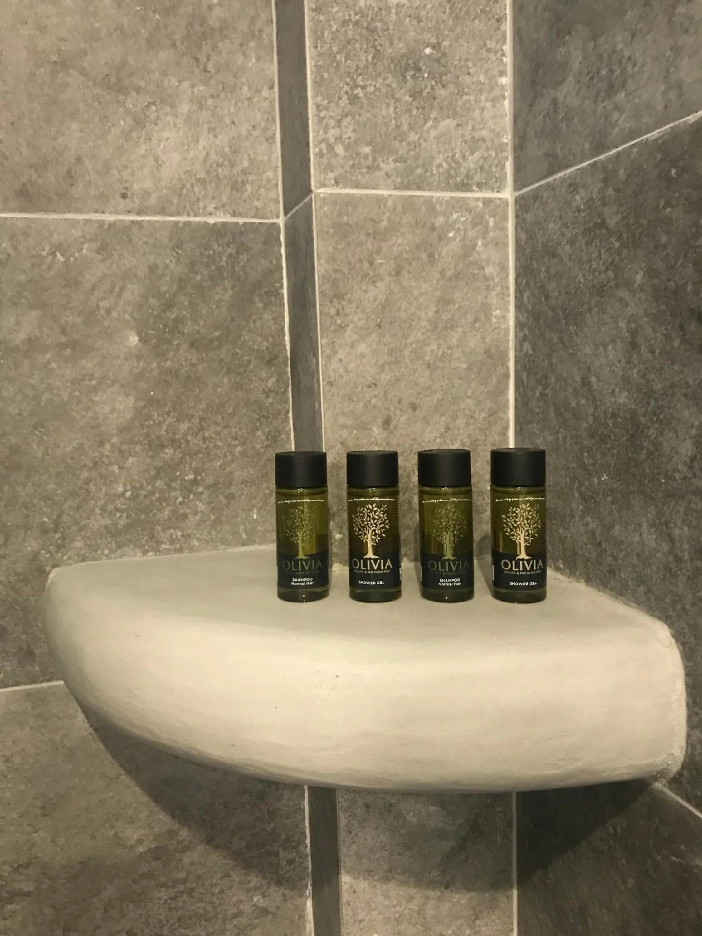Bathroom in Muses Rooms Milos