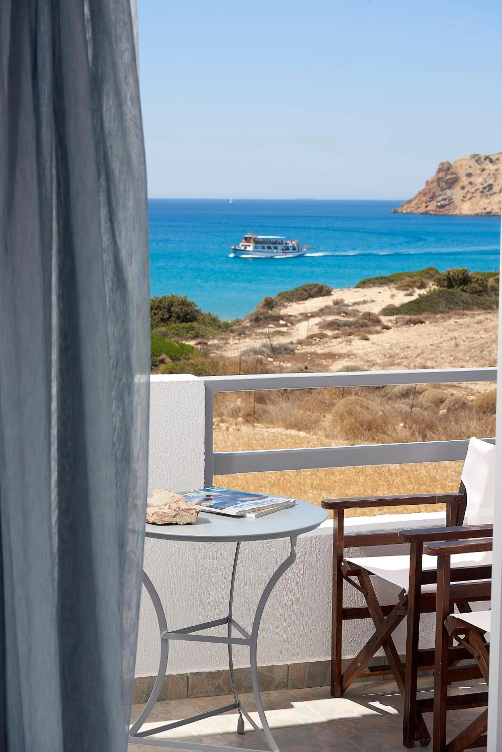 Balcony/Terrace in Muses Rooms Milos