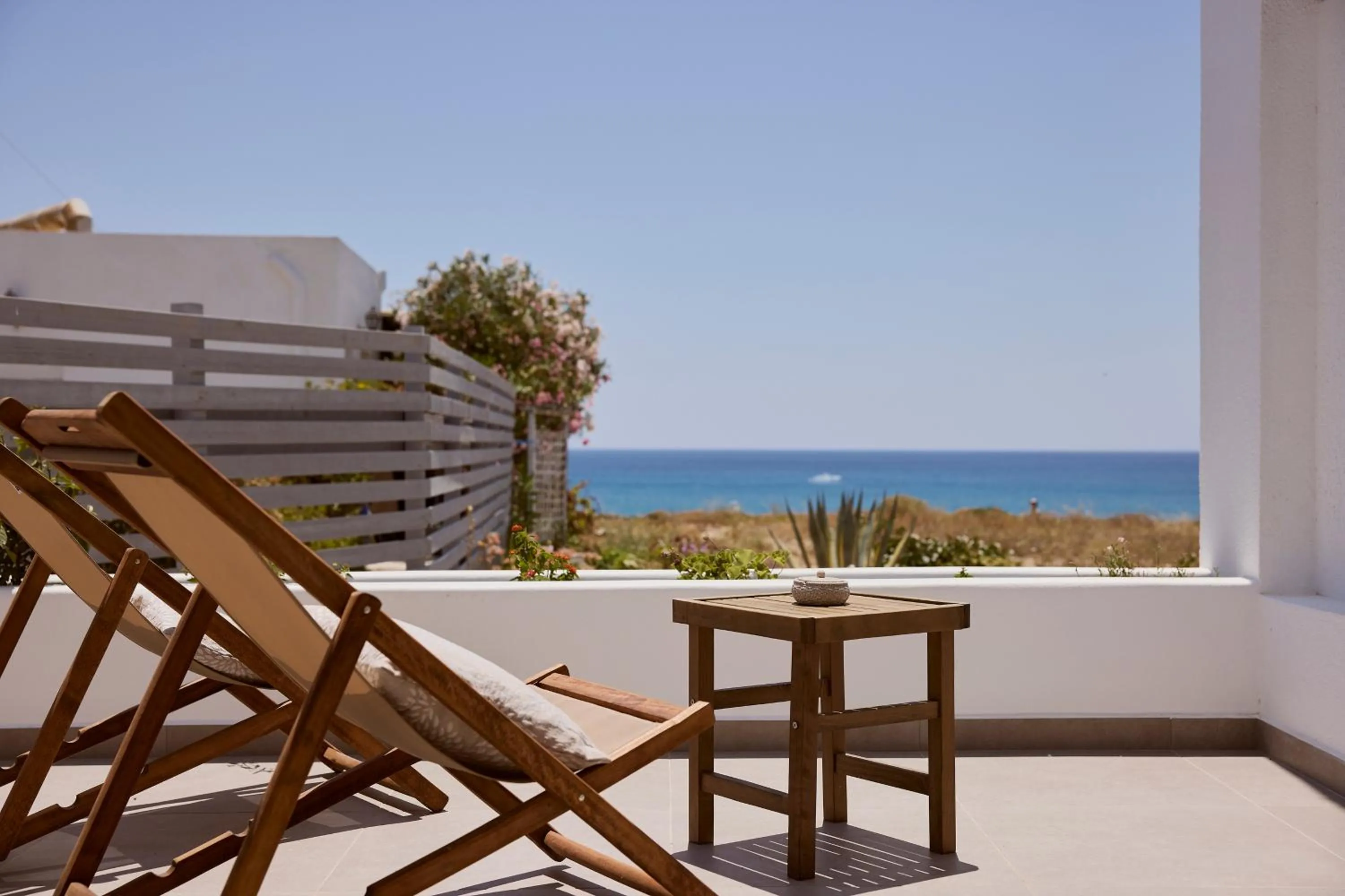 Balcony/Terrace in Muses Rooms Milos
