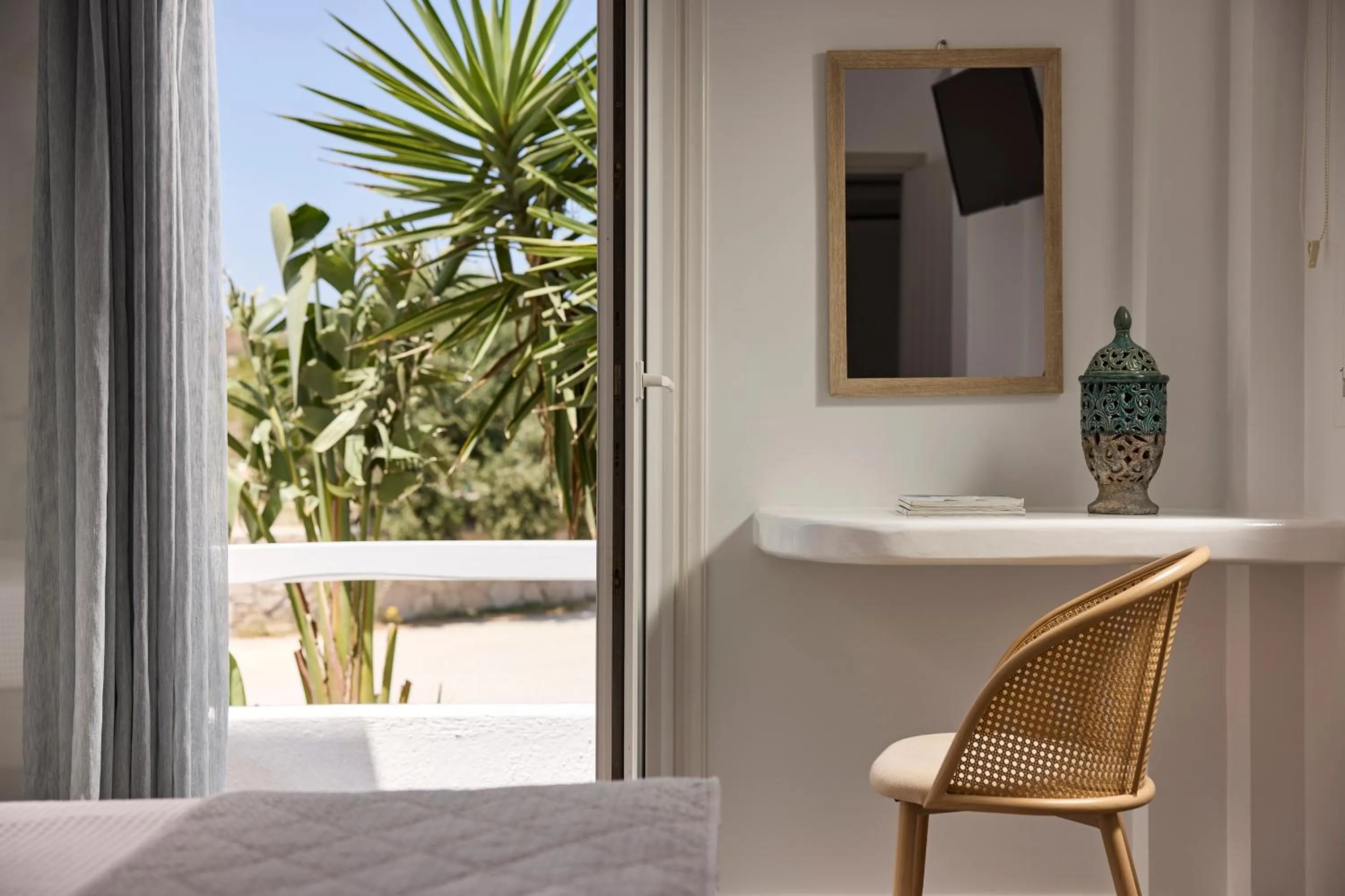 Balcony/Terrace in Muses Rooms Milos