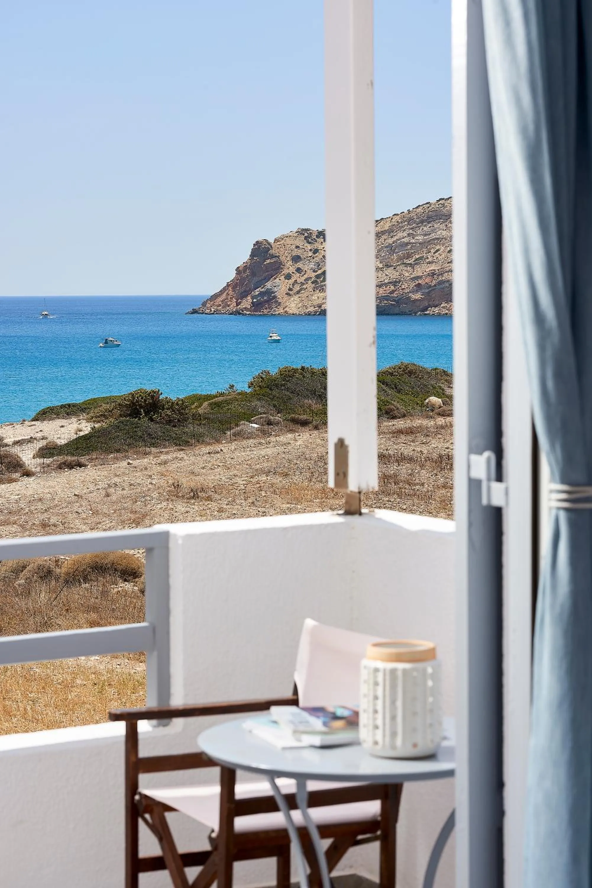 Balcony/Terrace in Muses Rooms Milos