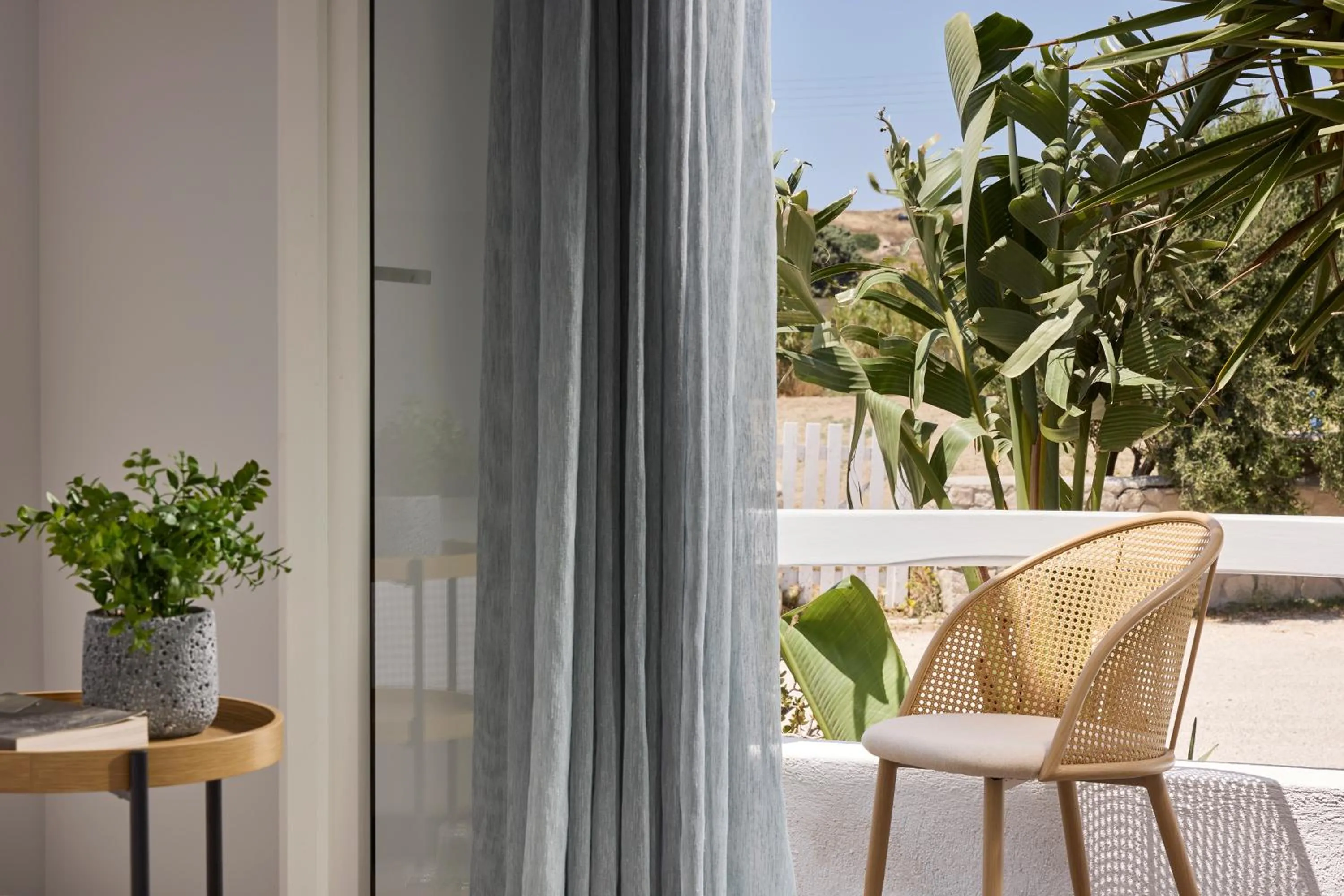 Balcony/Terrace in Muses Rooms Milos