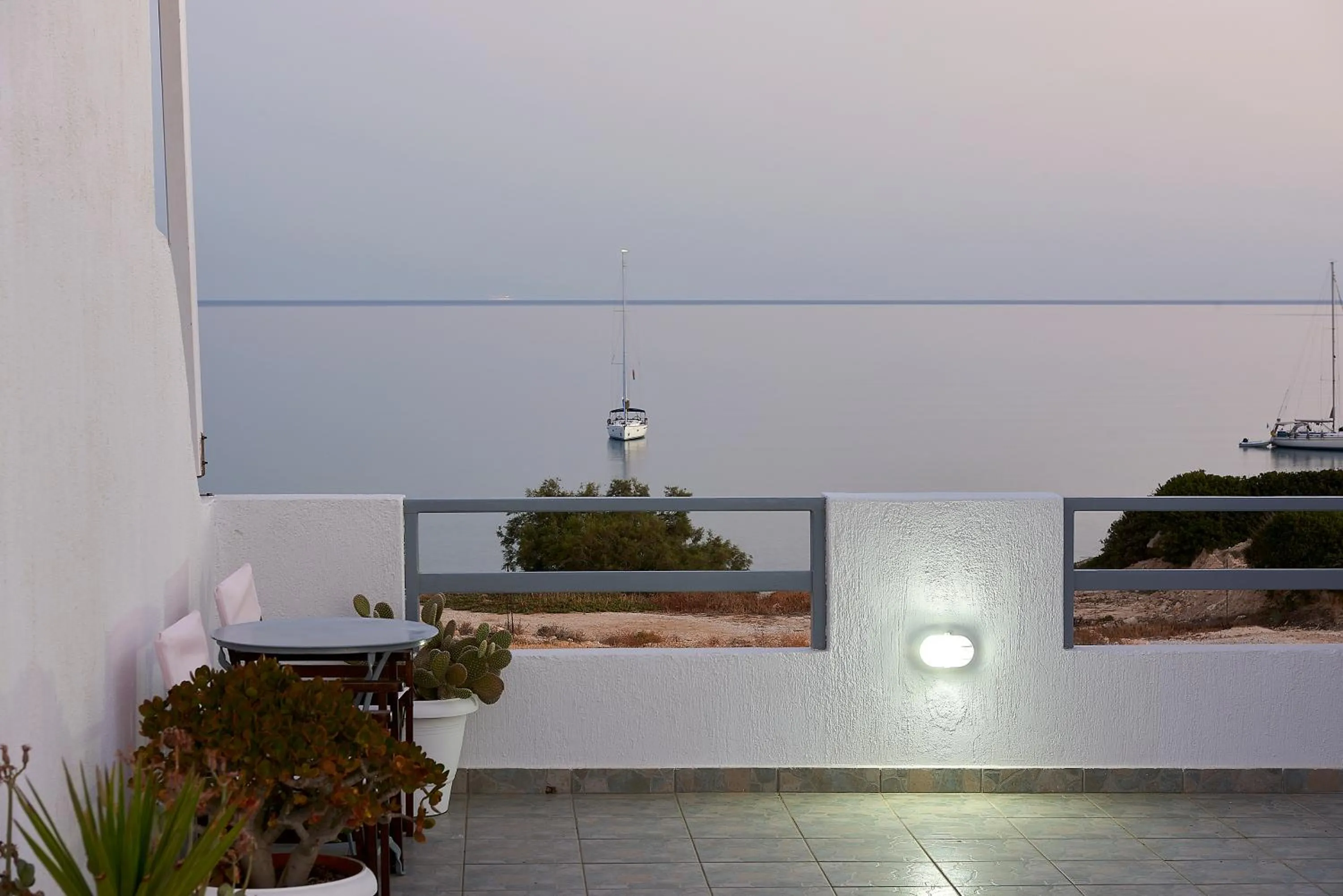 Sea view in Muses Rooms Milos