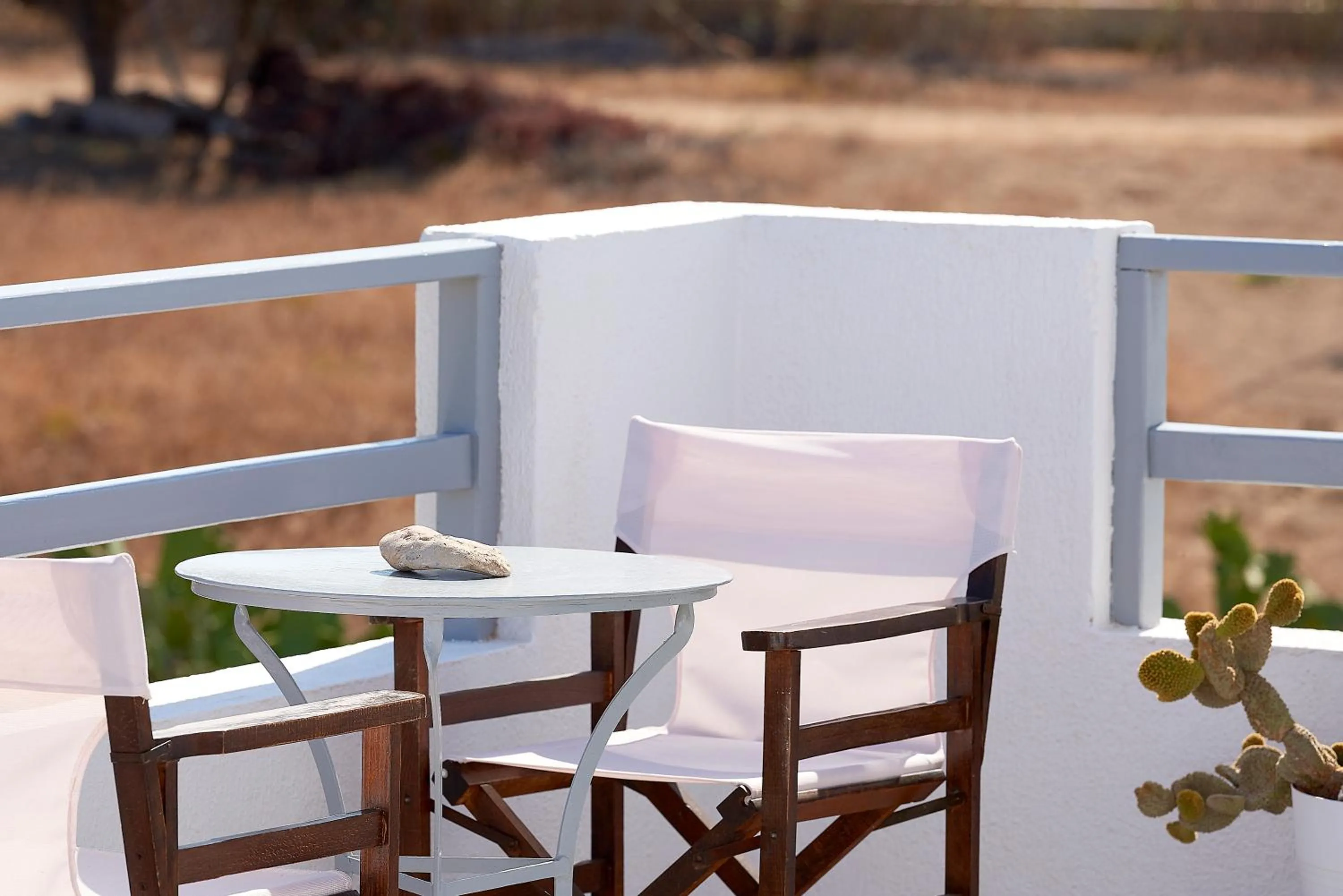 Balcony/Terrace in Muses Rooms Milos