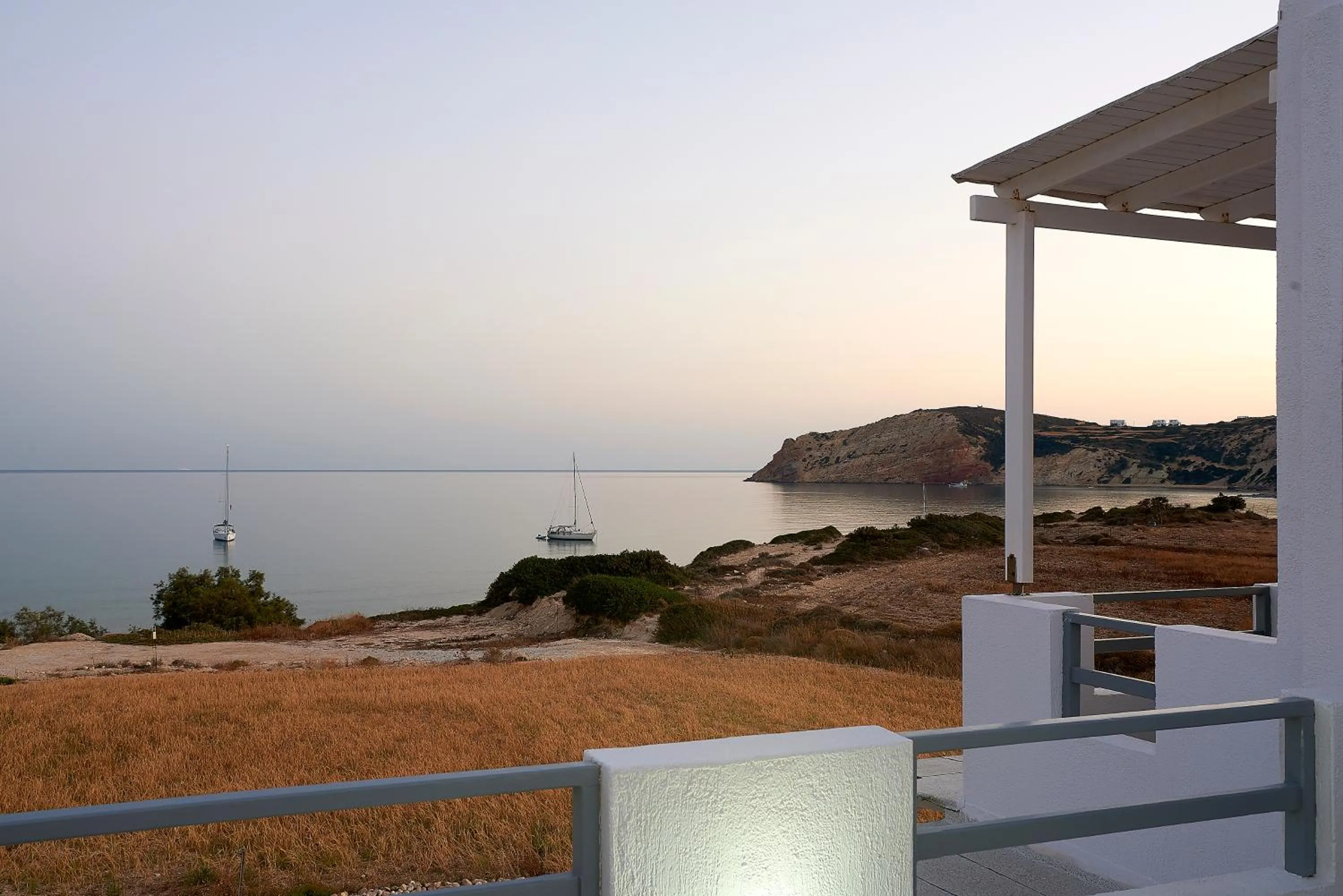 Beach in Muses Rooms Milos