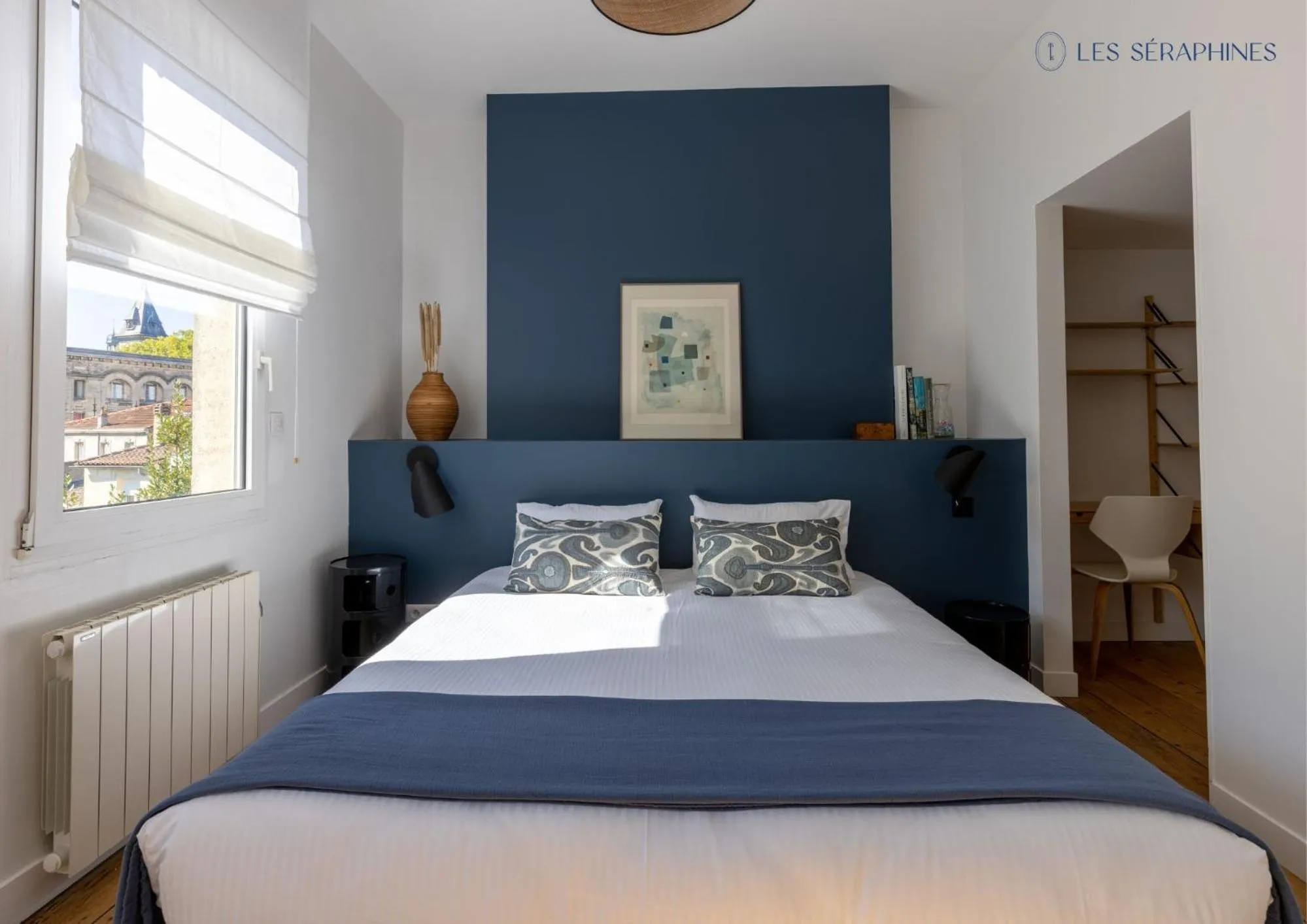 Bed in Les Séraphines - Chambres d'hôtes - Guests house