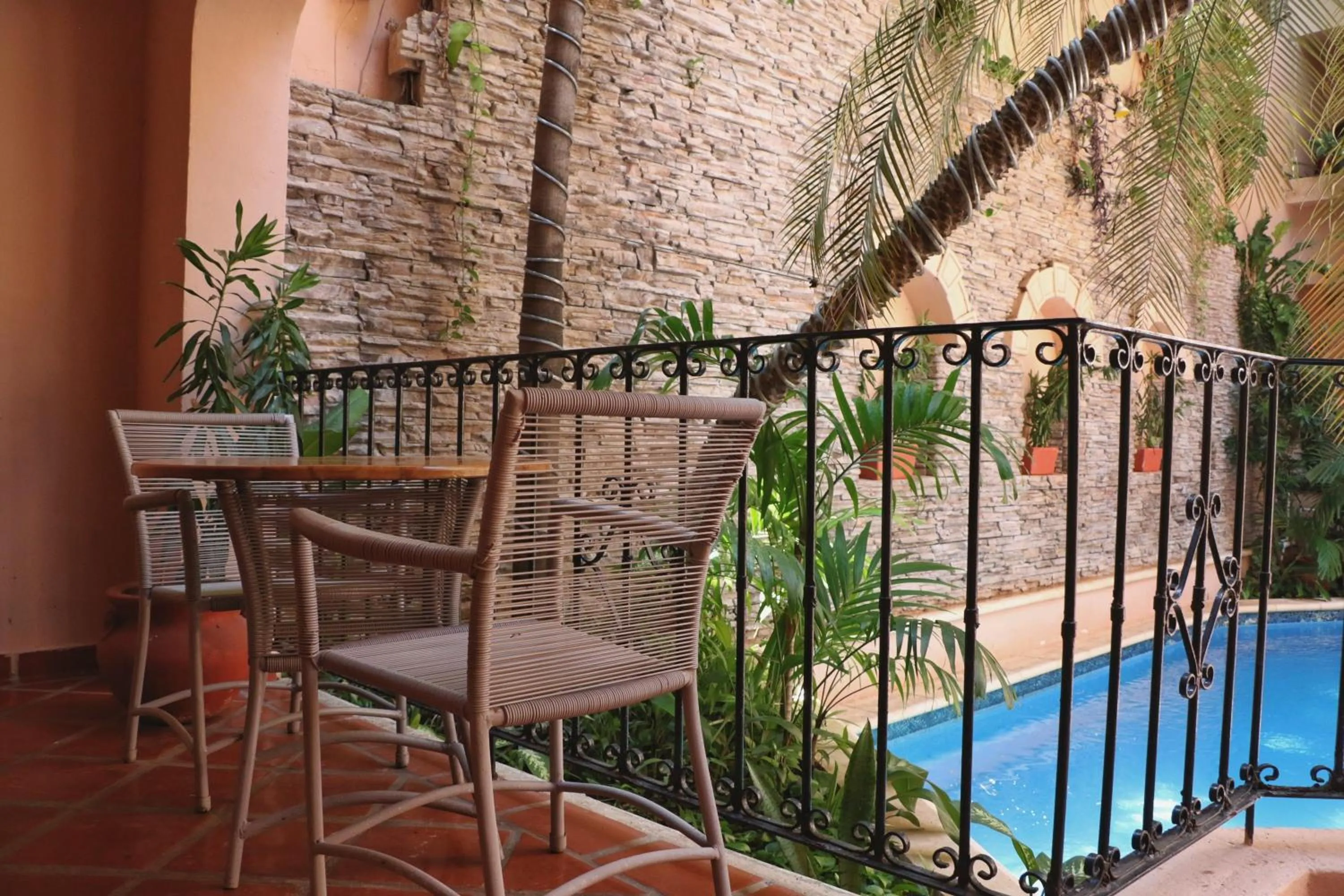 Patio in Acanto Hotel Playa del Carmen, Trademark Collection by Wyndham