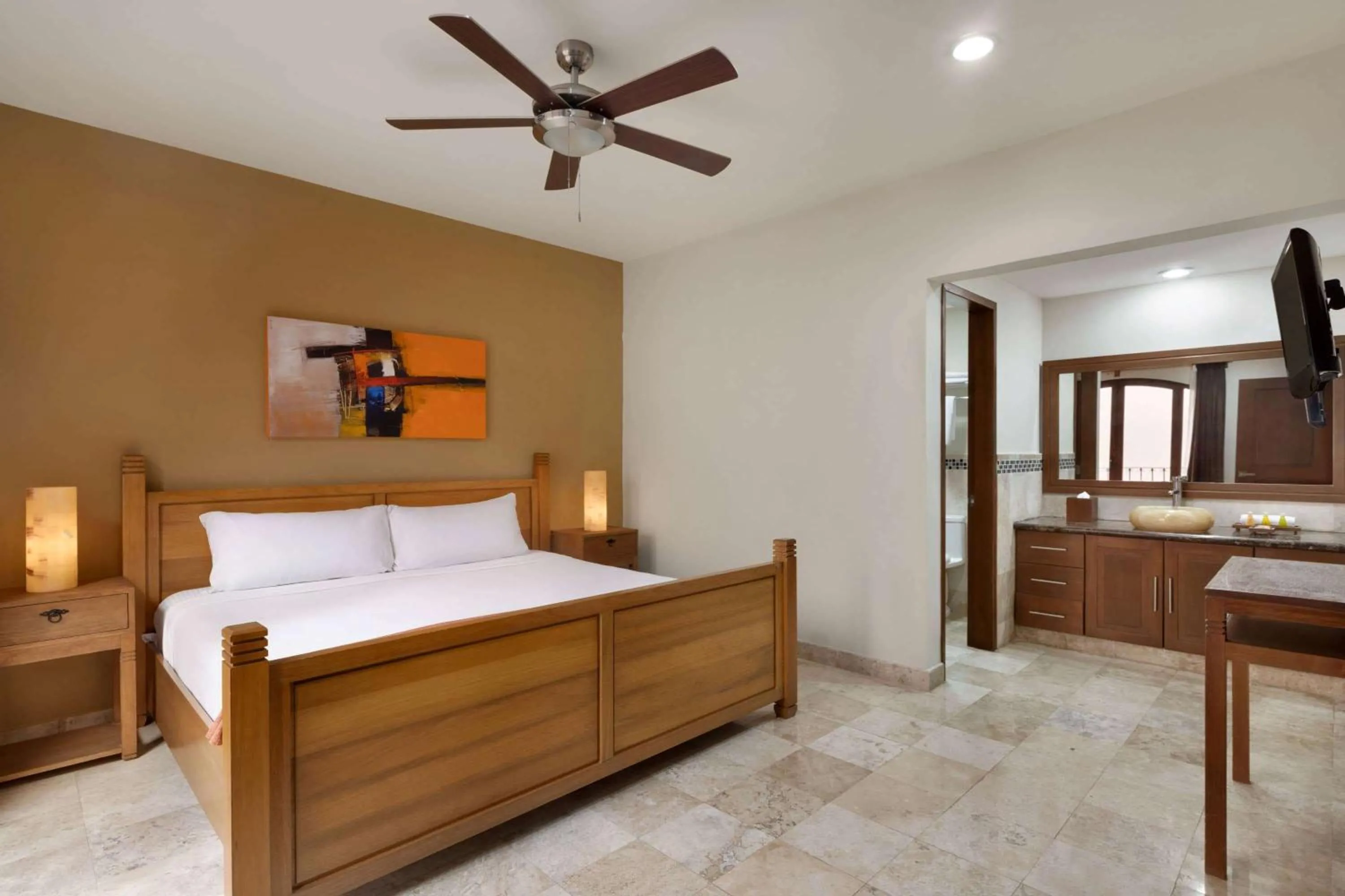 Bed in Acanto Hotel Playa del Carmen, Trademark Collection by Wyndham