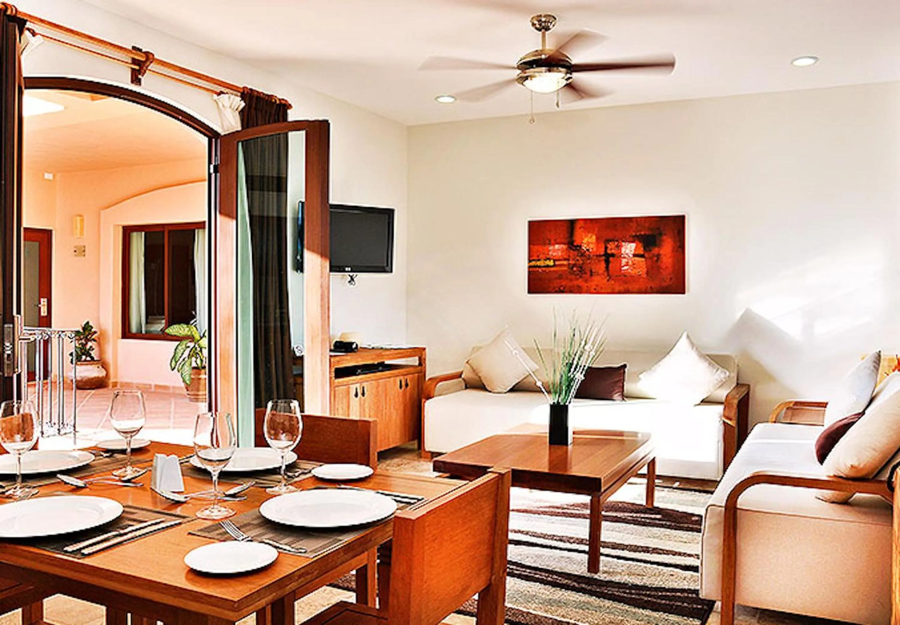 Living room in Acanto Hotel Playa del Carmen, Trademark Collection by Wyndham
