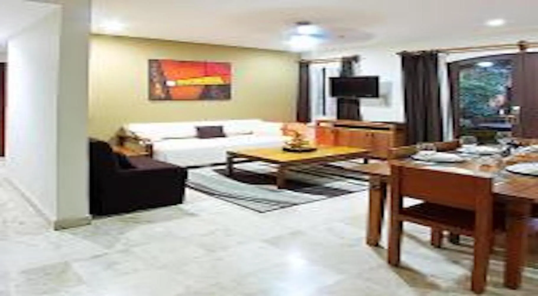 Living room, Bed in Acanto Hotel Playa del Carmen, Trademark Collection by Wyndham