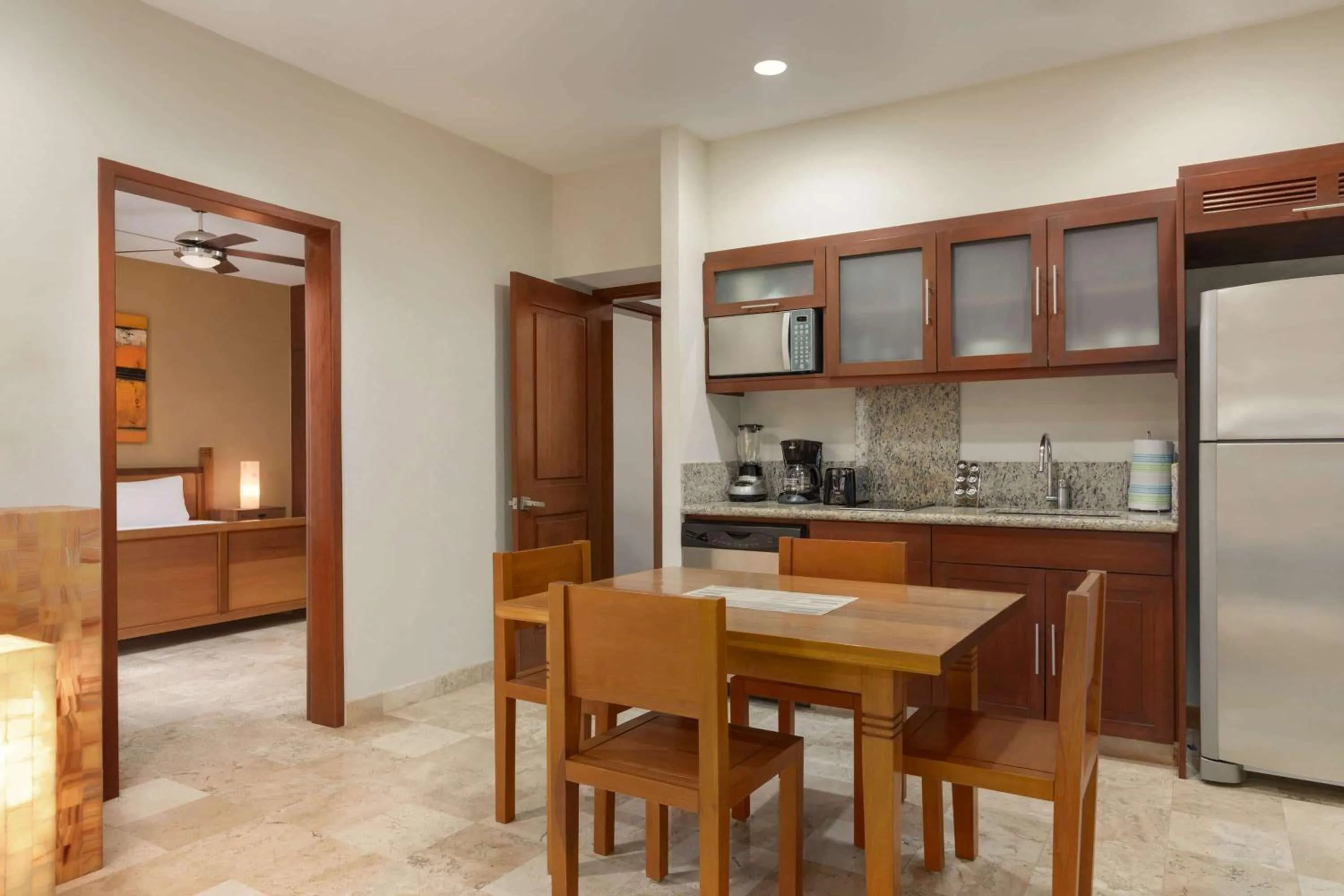Kitchen or kitchenette in Acanto Hotel Playa del Carmen, Trademark Collection by Wyndham