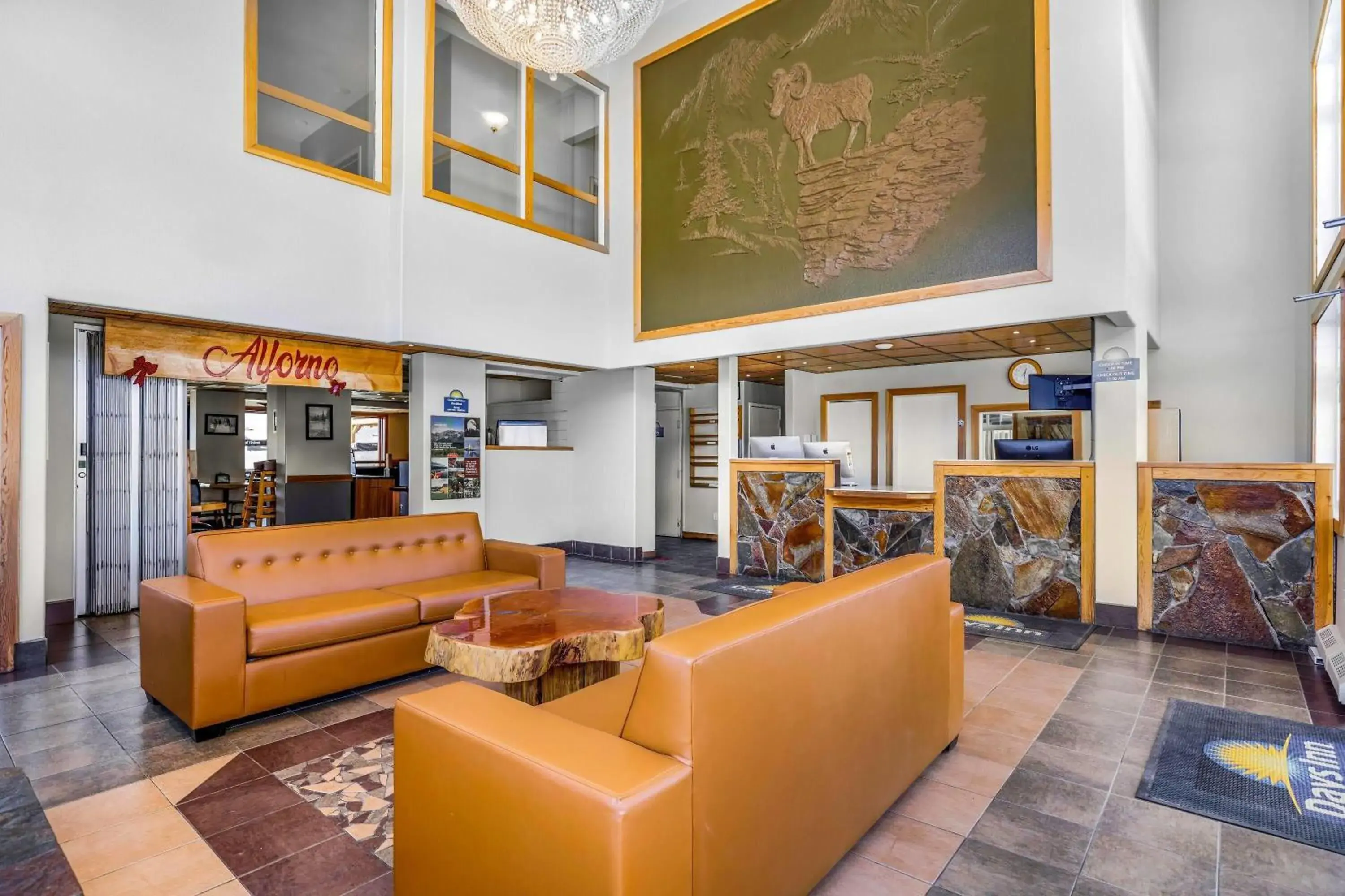 Lobby or reception in Days Inn by Wyndham Golden Lobby or reception in Days Inn by Wyndham Golden