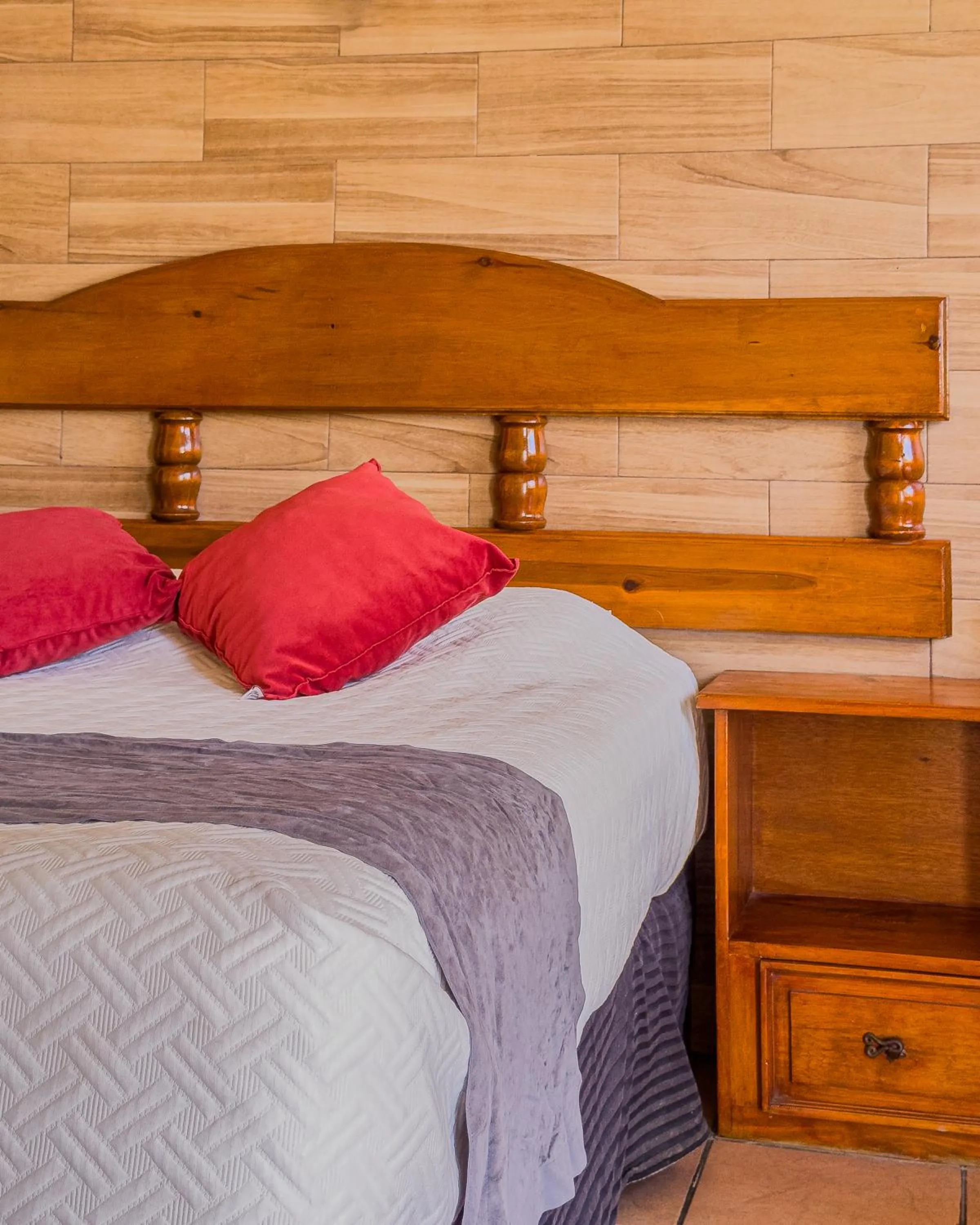 Bed in Hotel Posada Santa Fe Sabinas