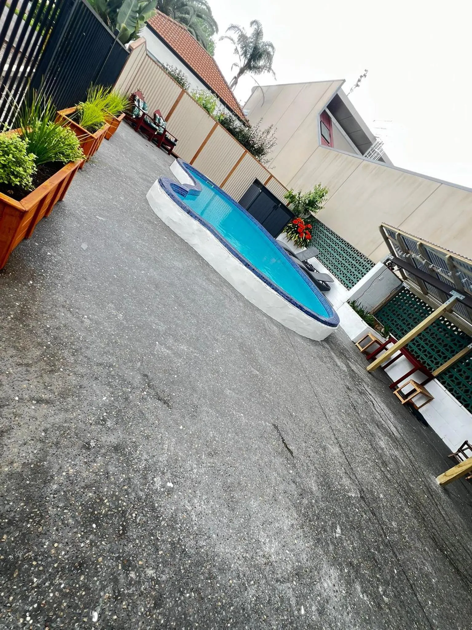 Swimming pool in Kerikeri Court Motel