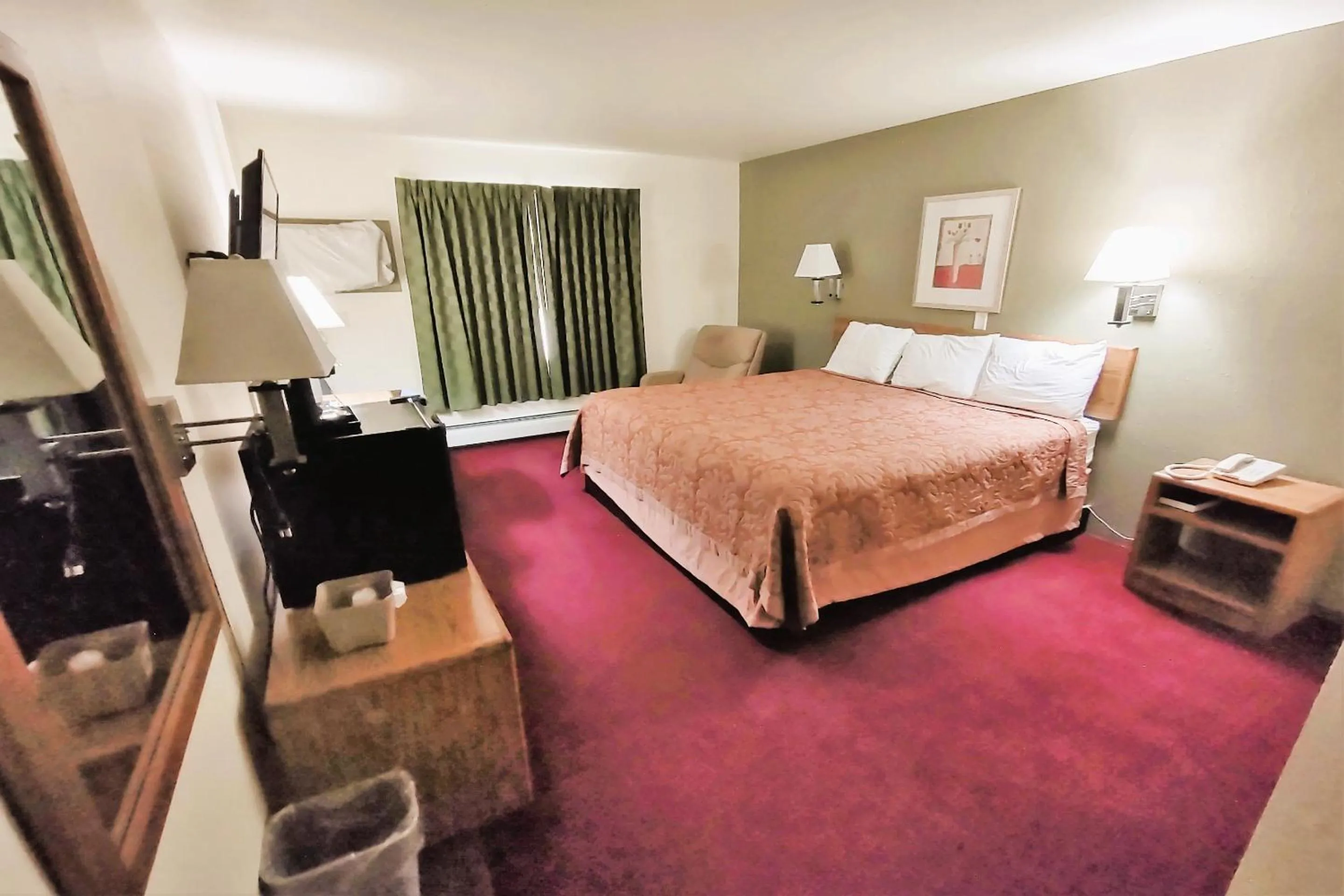 Bedroom, Bed in Love Hotels Staples by OYO at HWY 10 MN