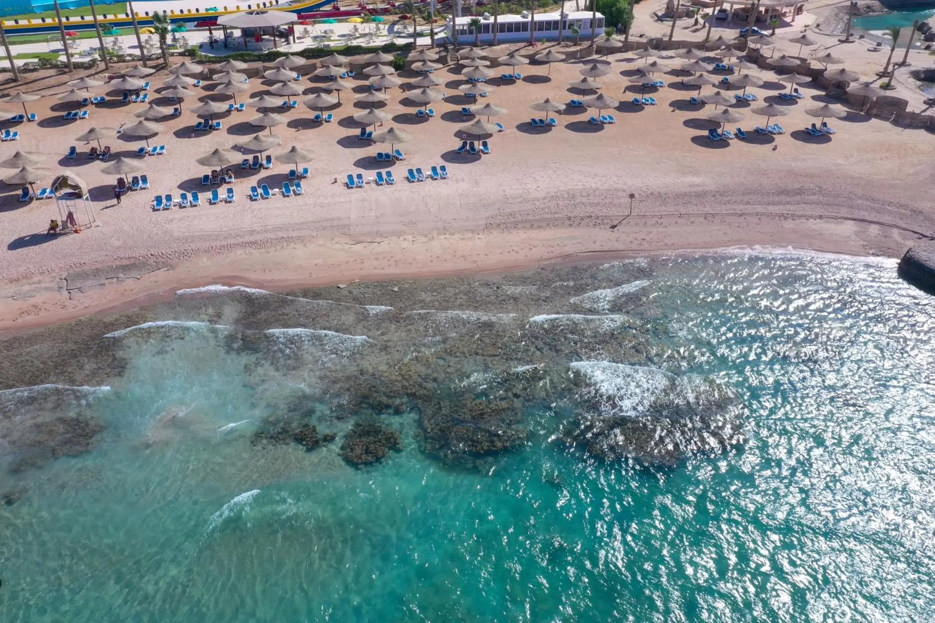 Beach, Bird's-eye View in Blend Club Aqua Resort