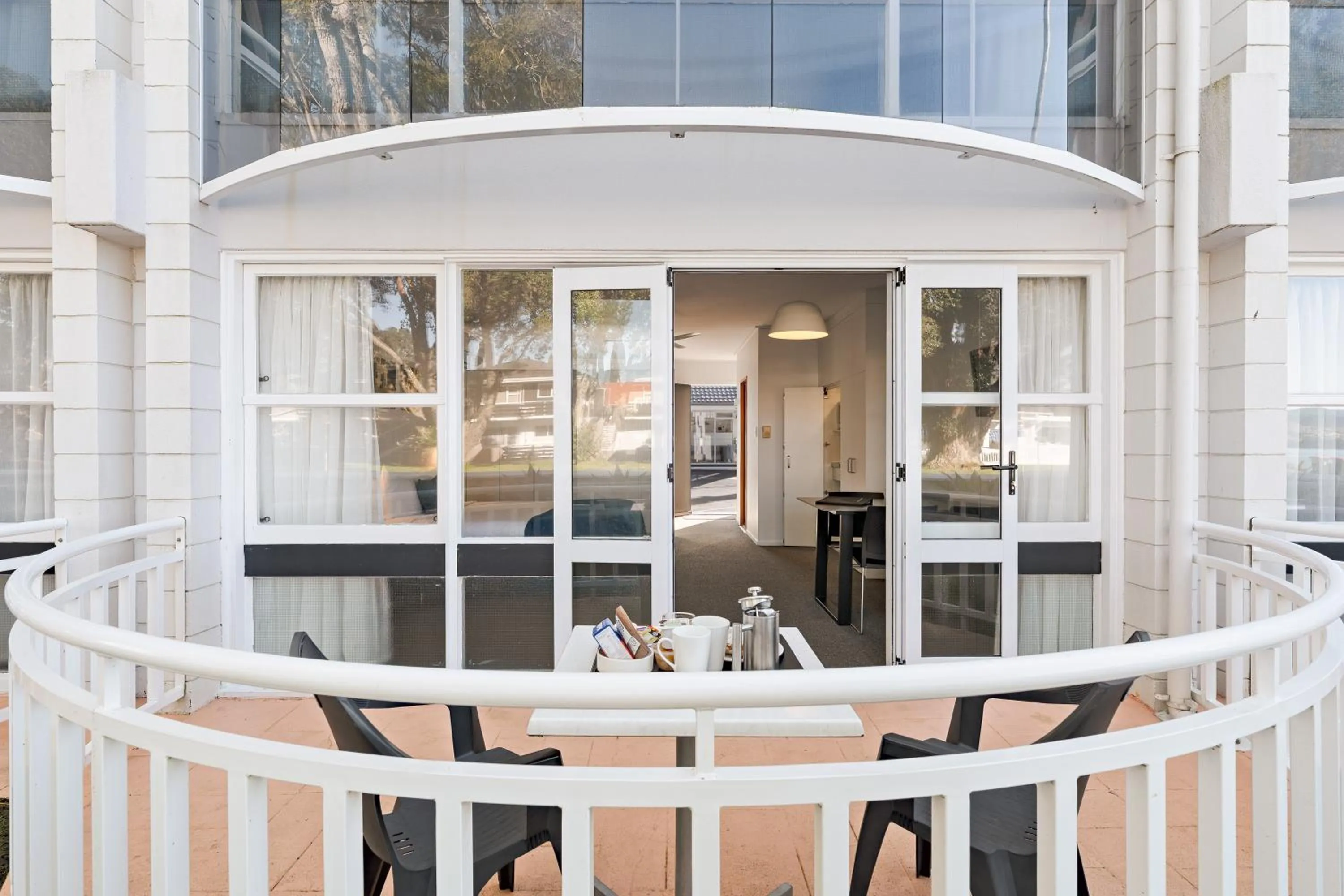 Patio in The Tauranga on the Waterfront