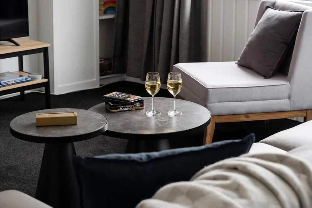 Living room in The Tauranga on the Waterfront