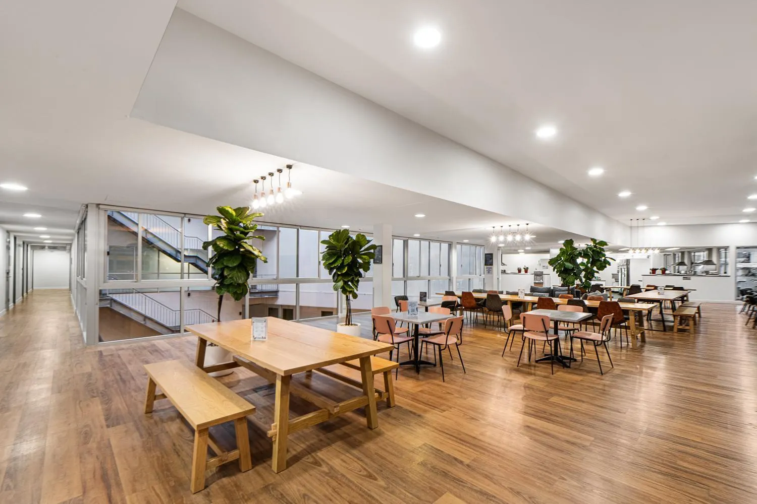 Seating area in YHA Sydney Harbour