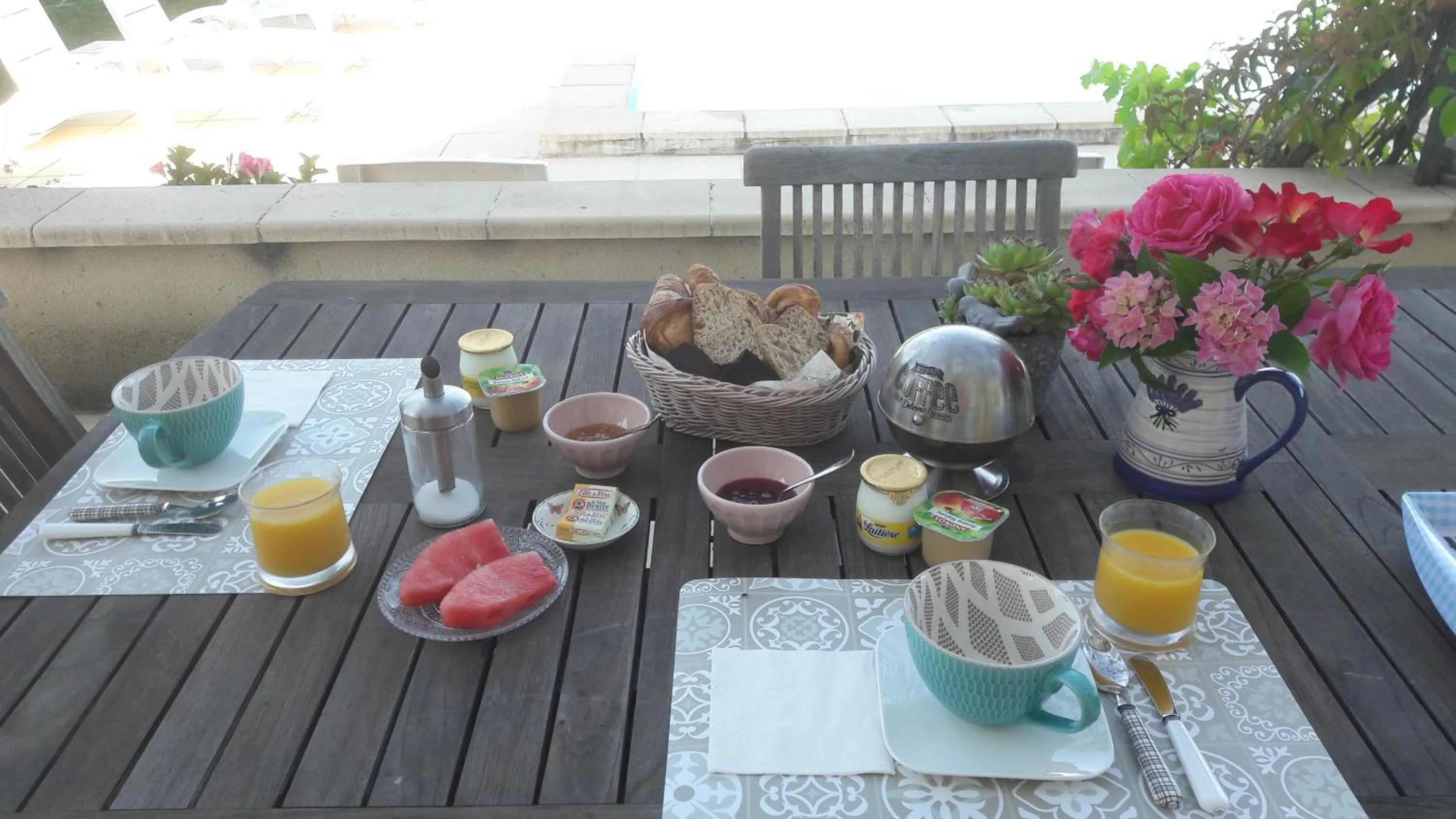 Breakfast in Le clos des vergers