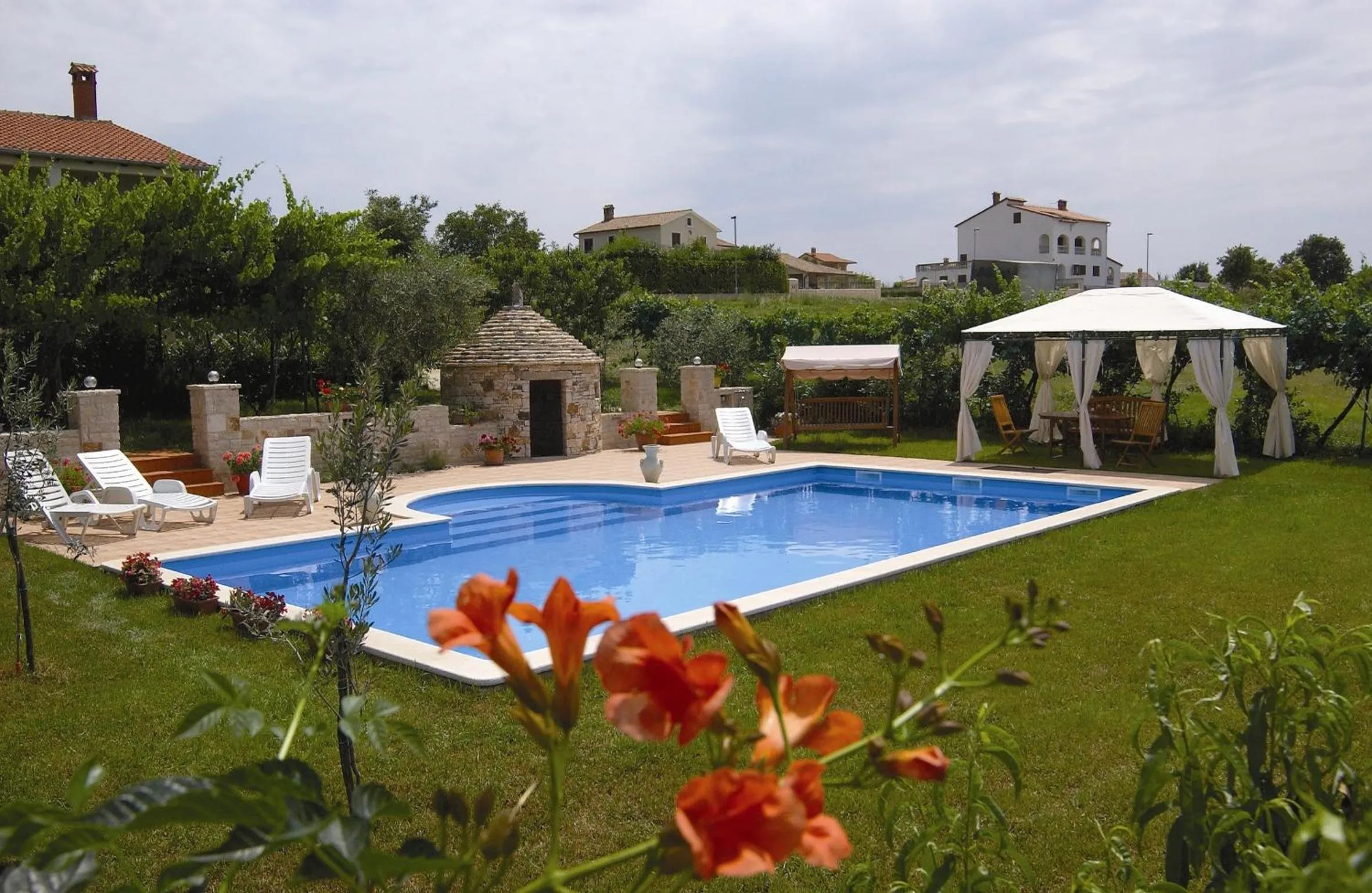 Swimming pool in Apartments Ivan & Tina