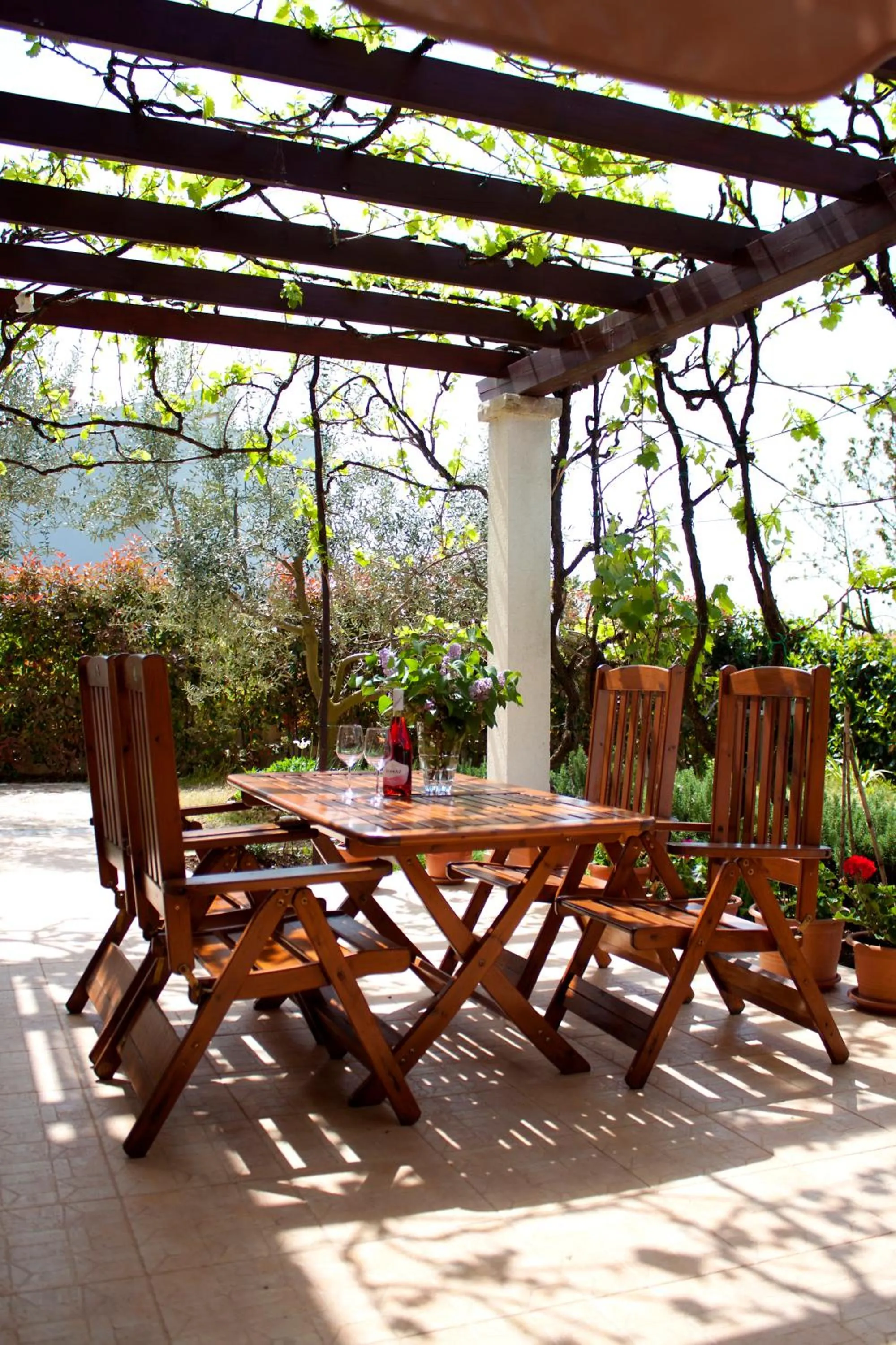 Balcony/Terrace in Apartments Ivan & Tina