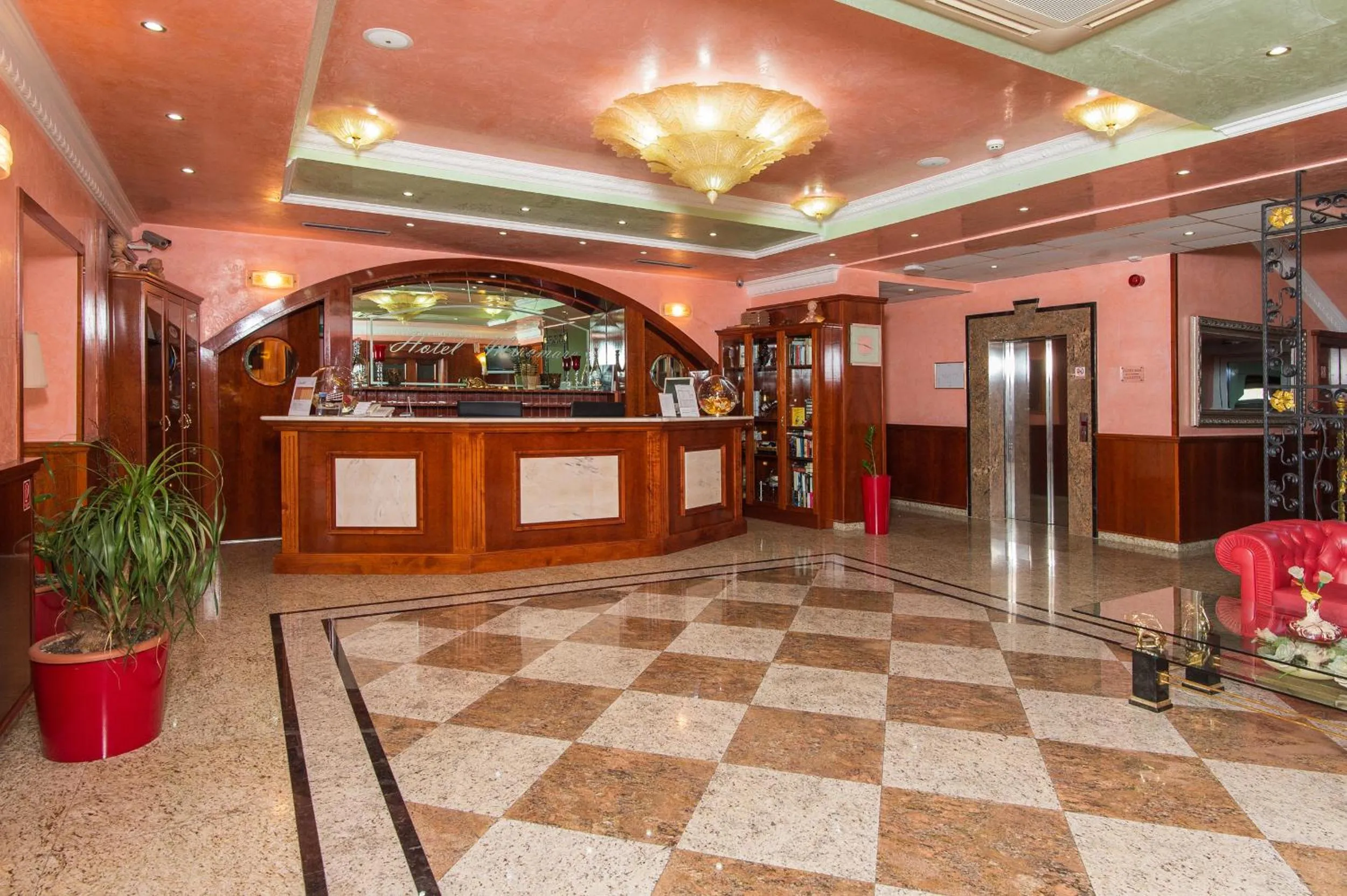 Lobby or reception in Hotel Miramare