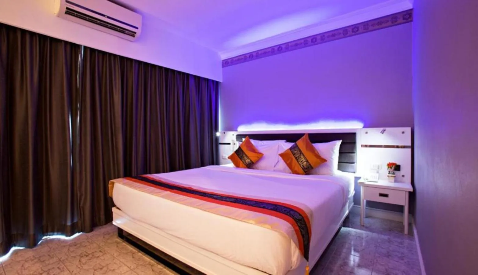 Bed in C & N Hotel Patong, Phuket
