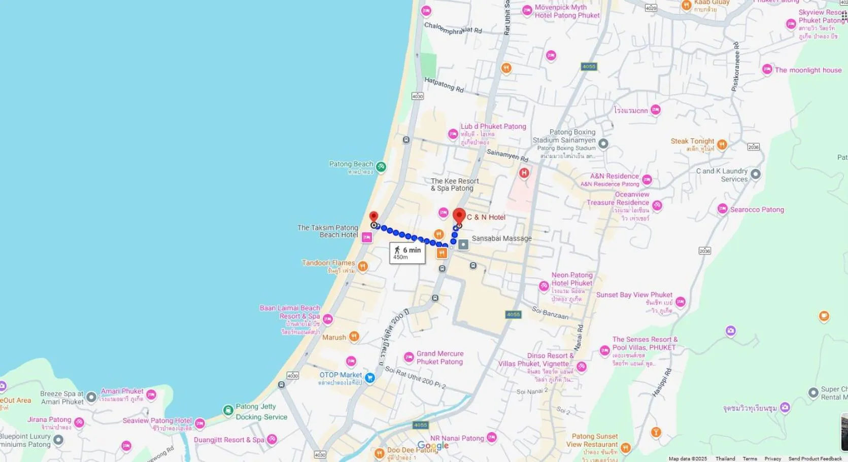 Landmark view in C & N Hotel Patong, Phuket