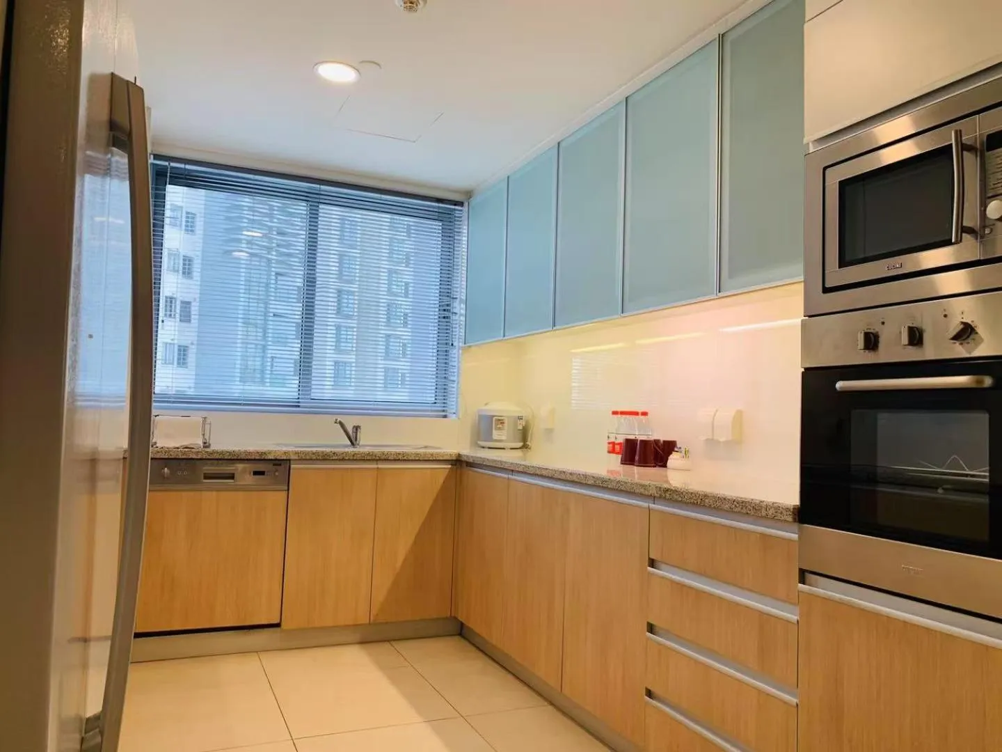 Kitchen or kitchenette in Oakwood Residence Shanghai