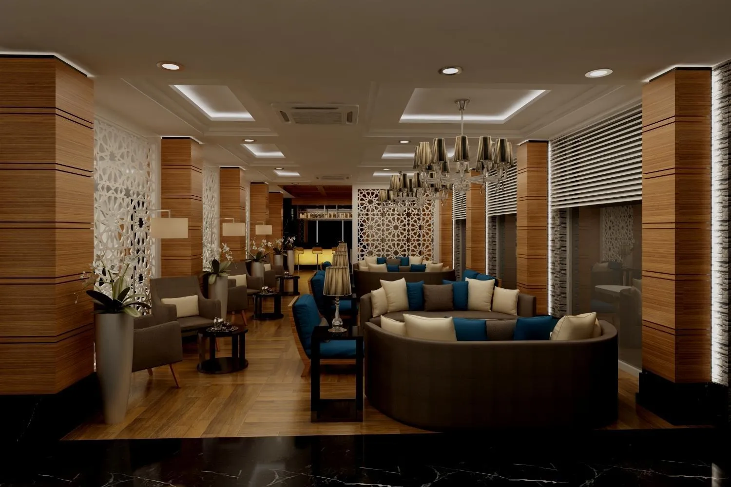 Communal lounge/ TV room in Selcukhan Hotel