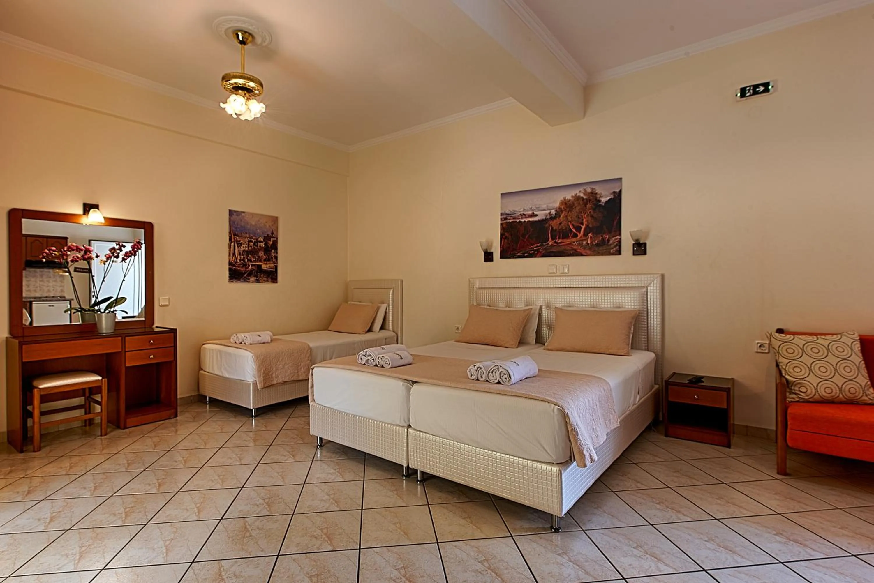 Bed in Angelica Hotel