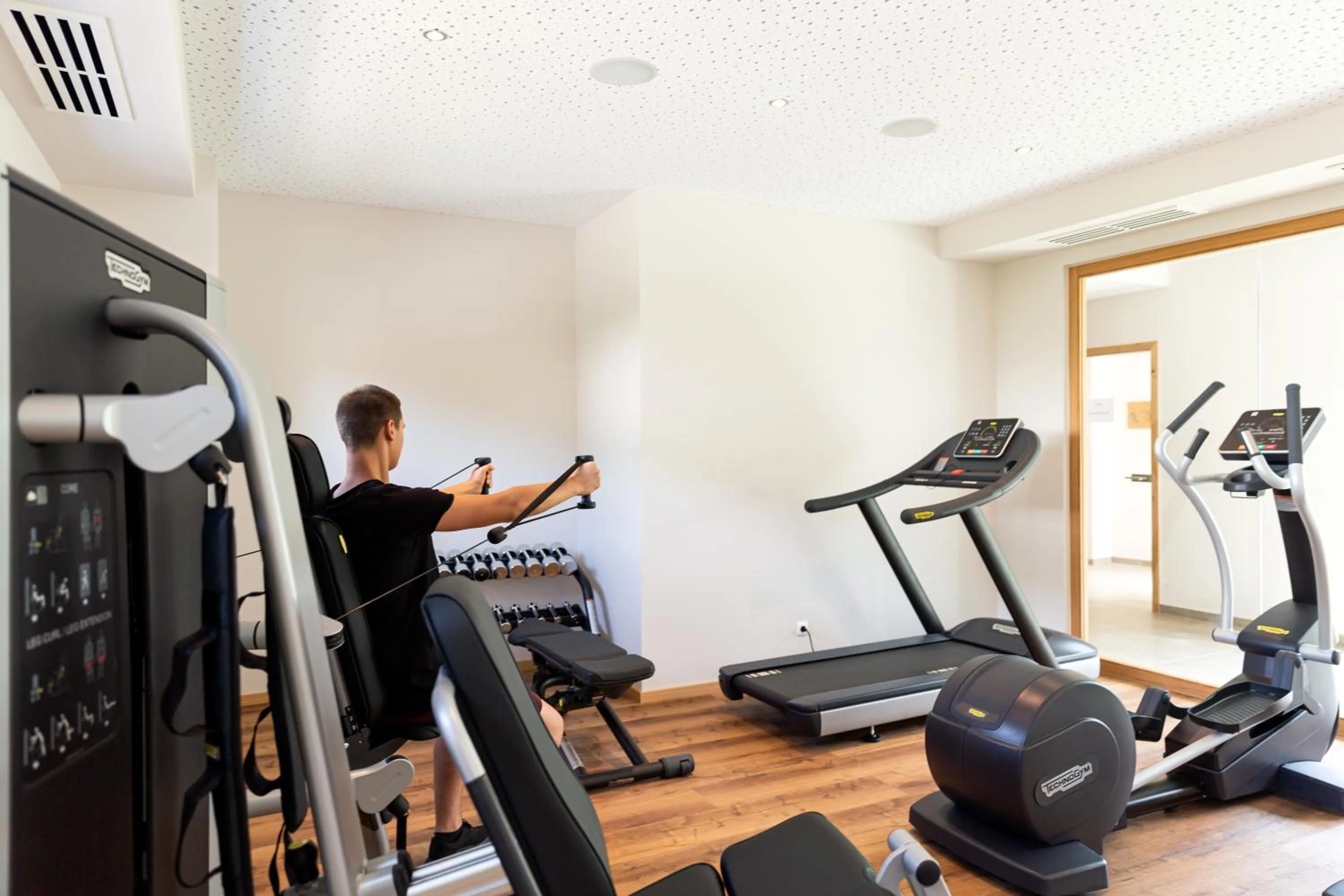 Fitness centre/facilities in Hotel St. Florian