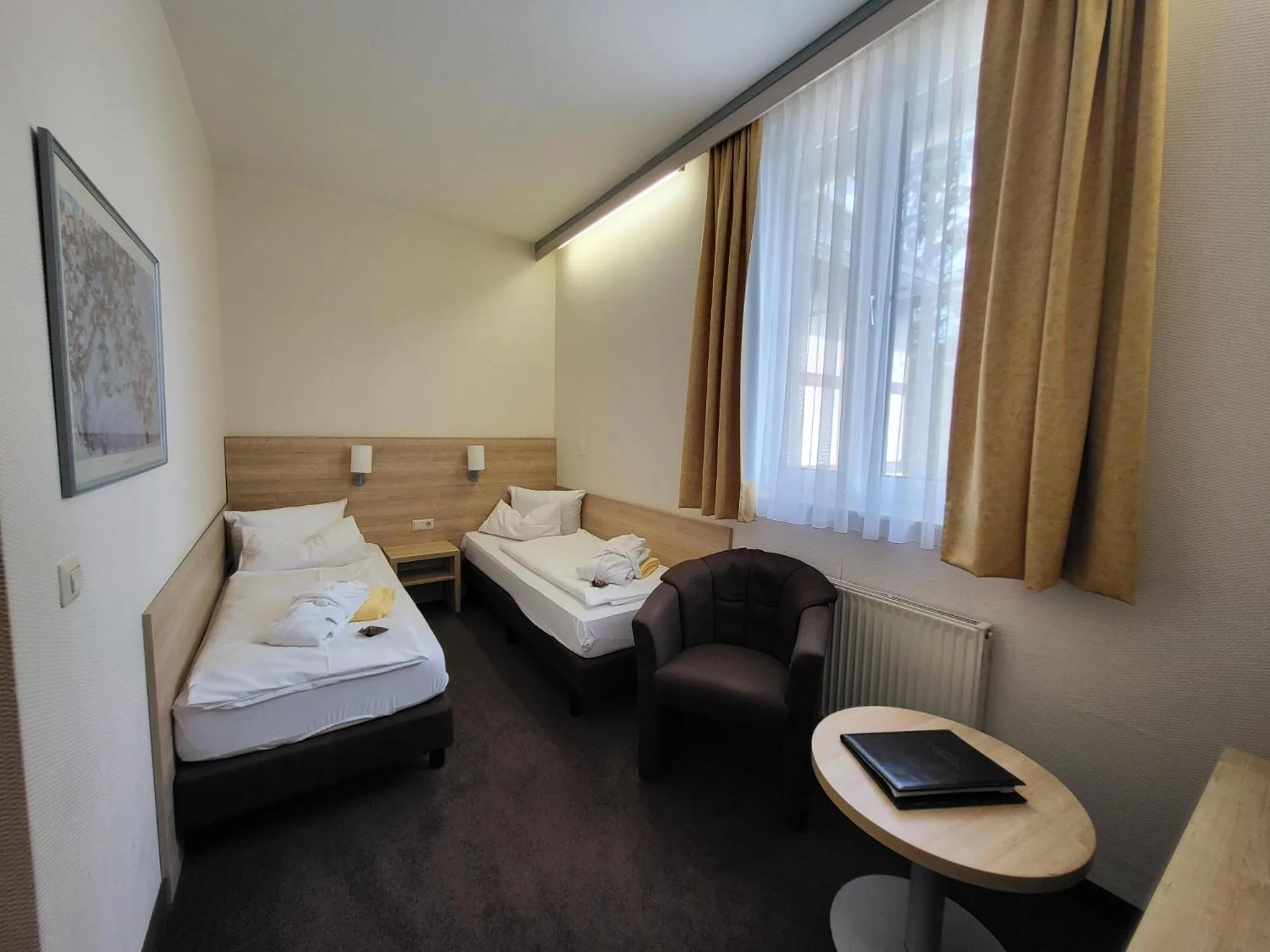 Bed in Sonnenhotel Hoher Hahn