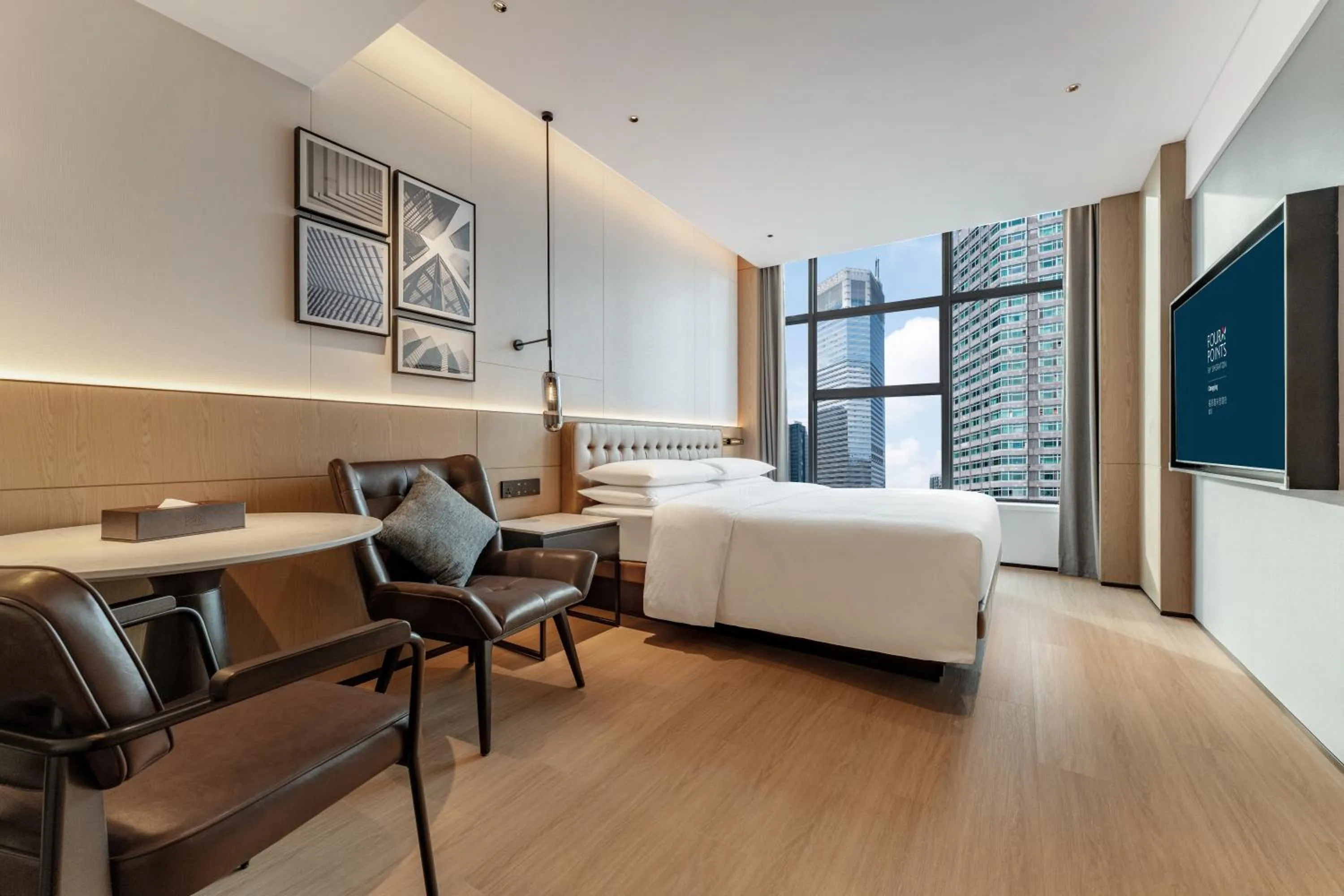 Bed in Four Points by Sheraton Chongqing