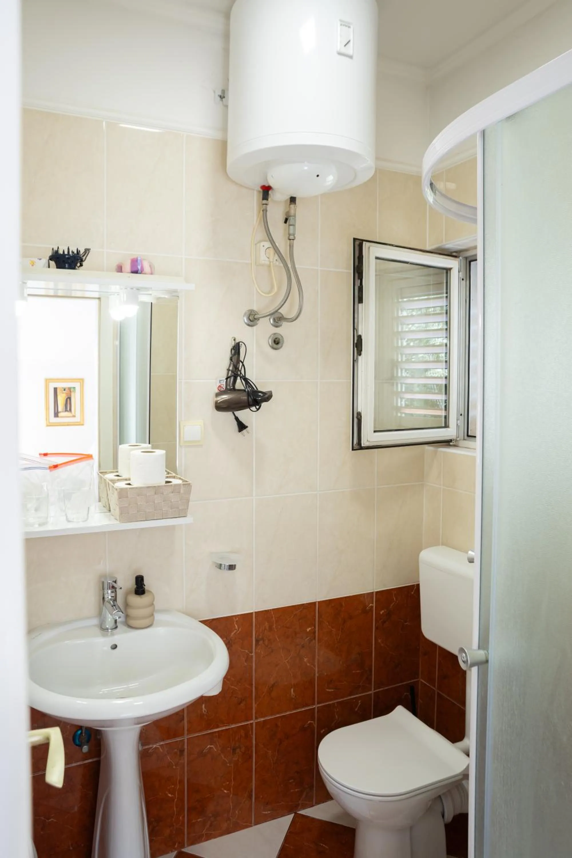 Shower in Villa Ruza