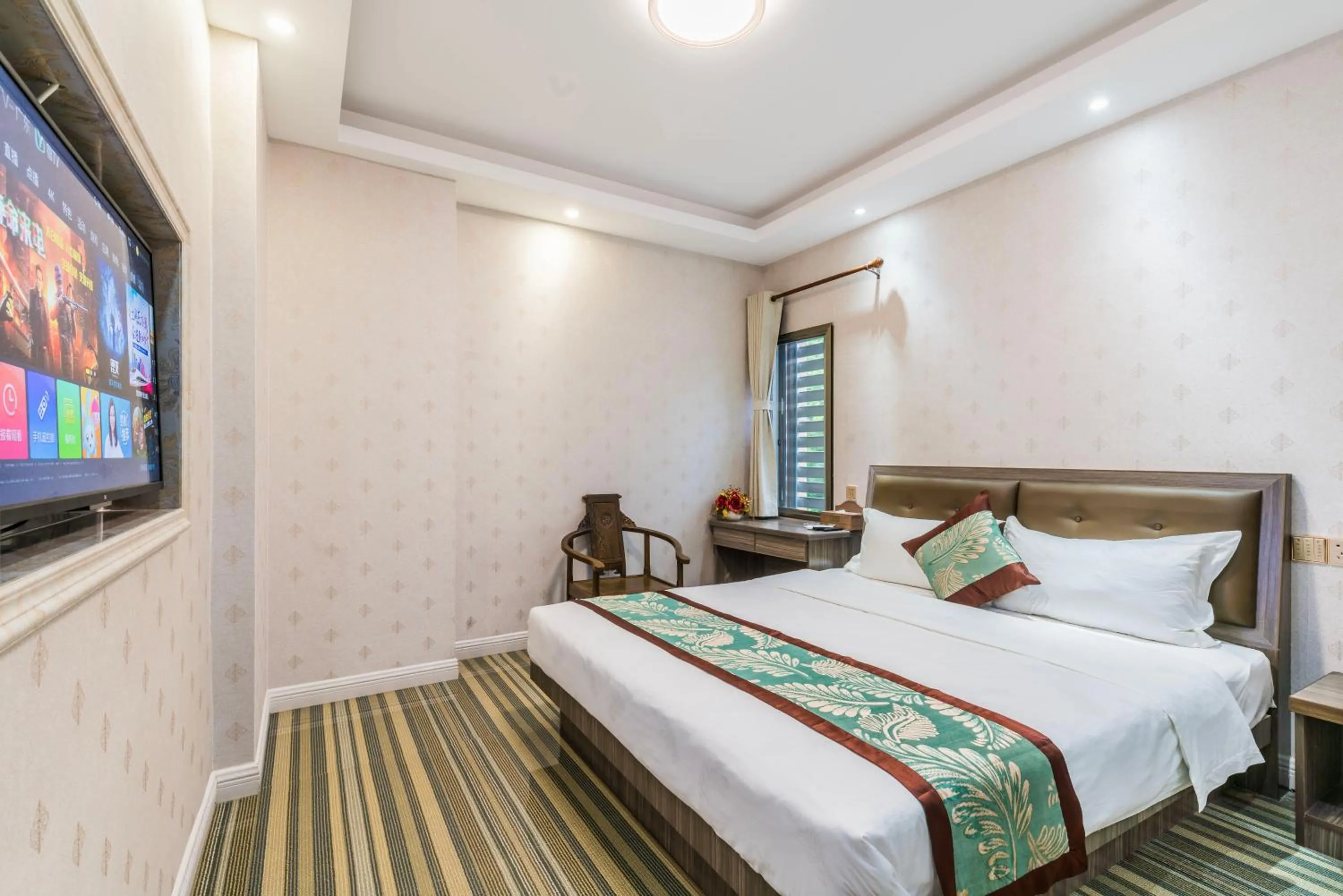 Bed in Shengli Hydrotherapy Vacation Hotel