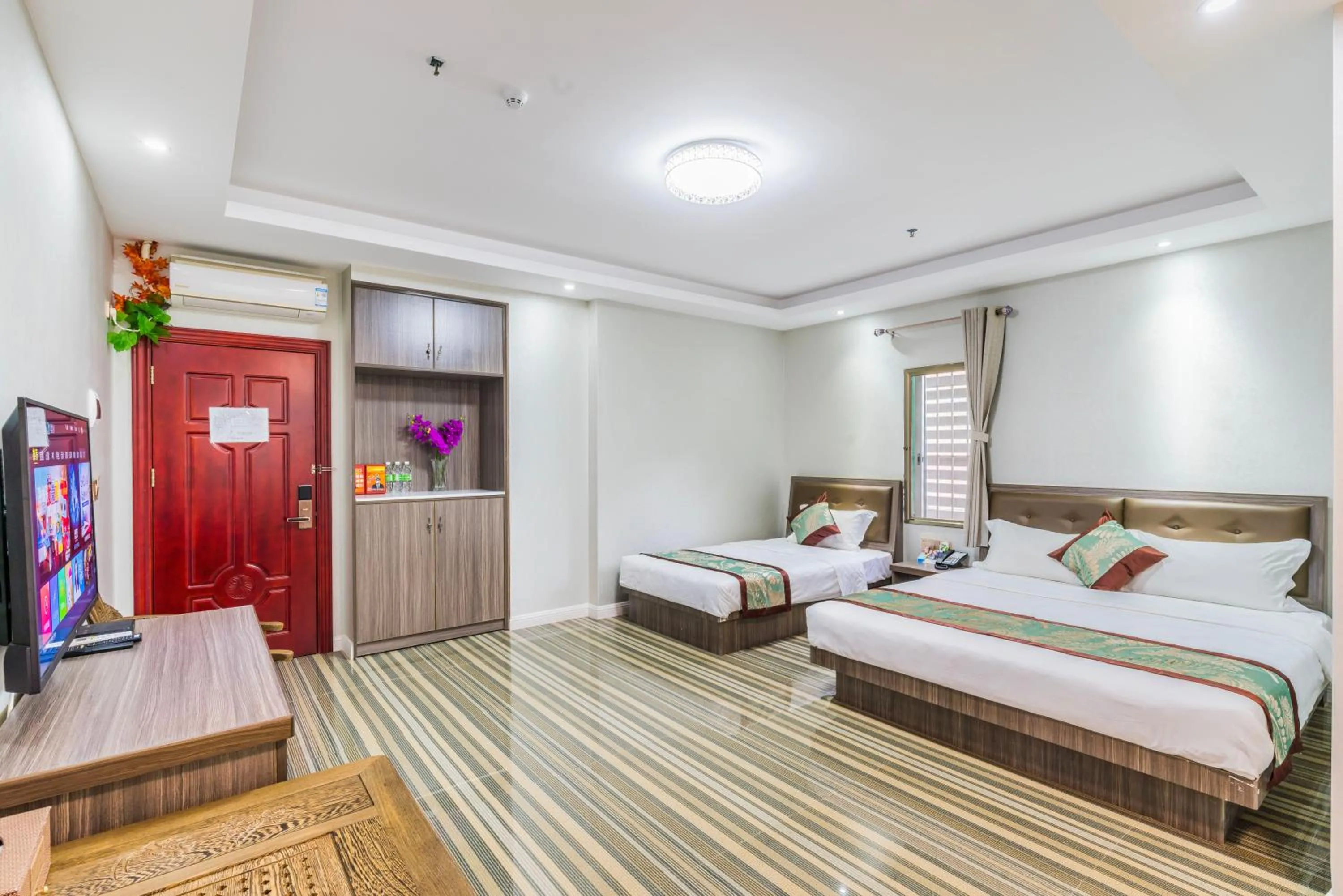 Bed in Shengli Hydrotherapy Vacation Hotel
