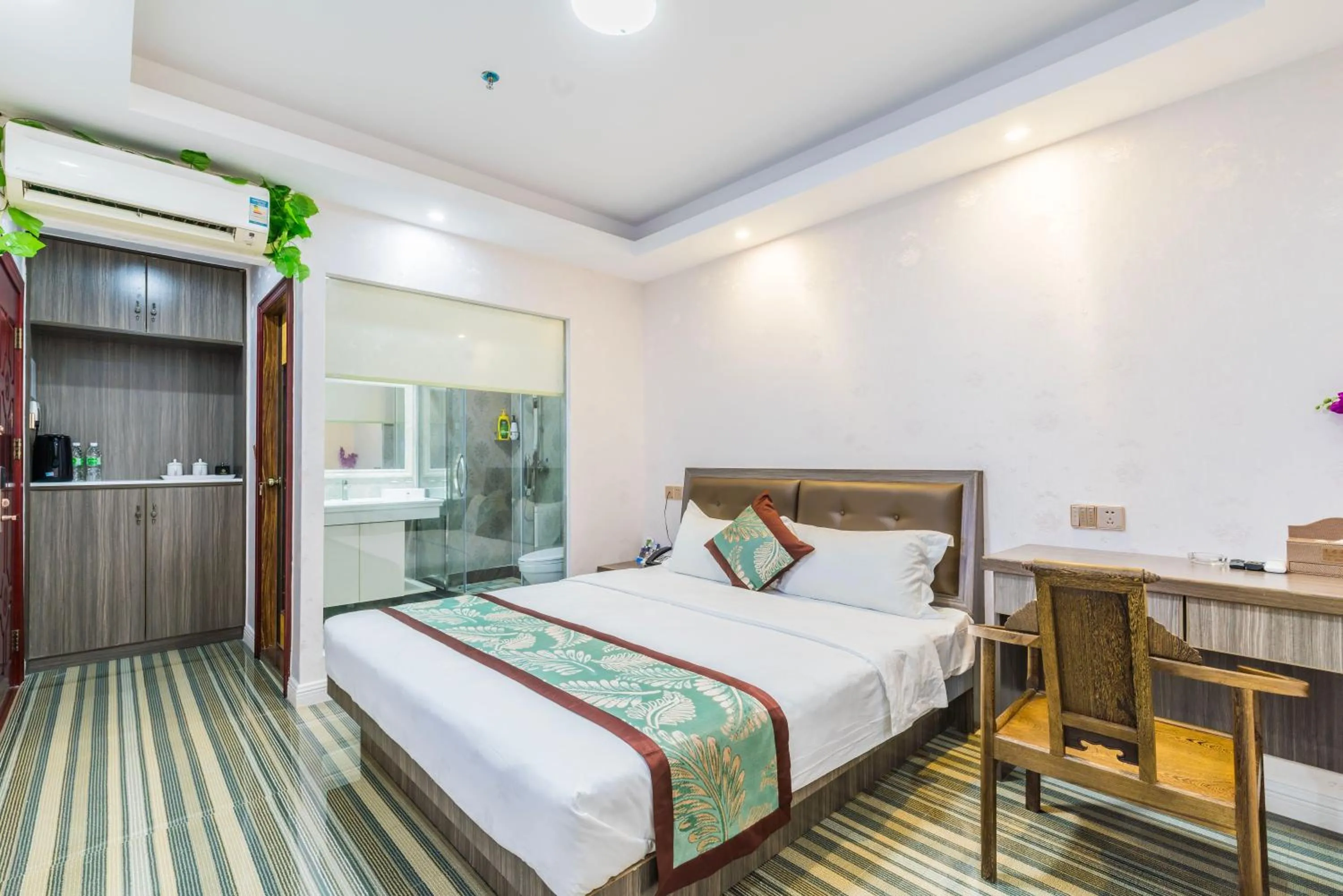 Bed in Shengli Hydrotherapy Vacation Hotel