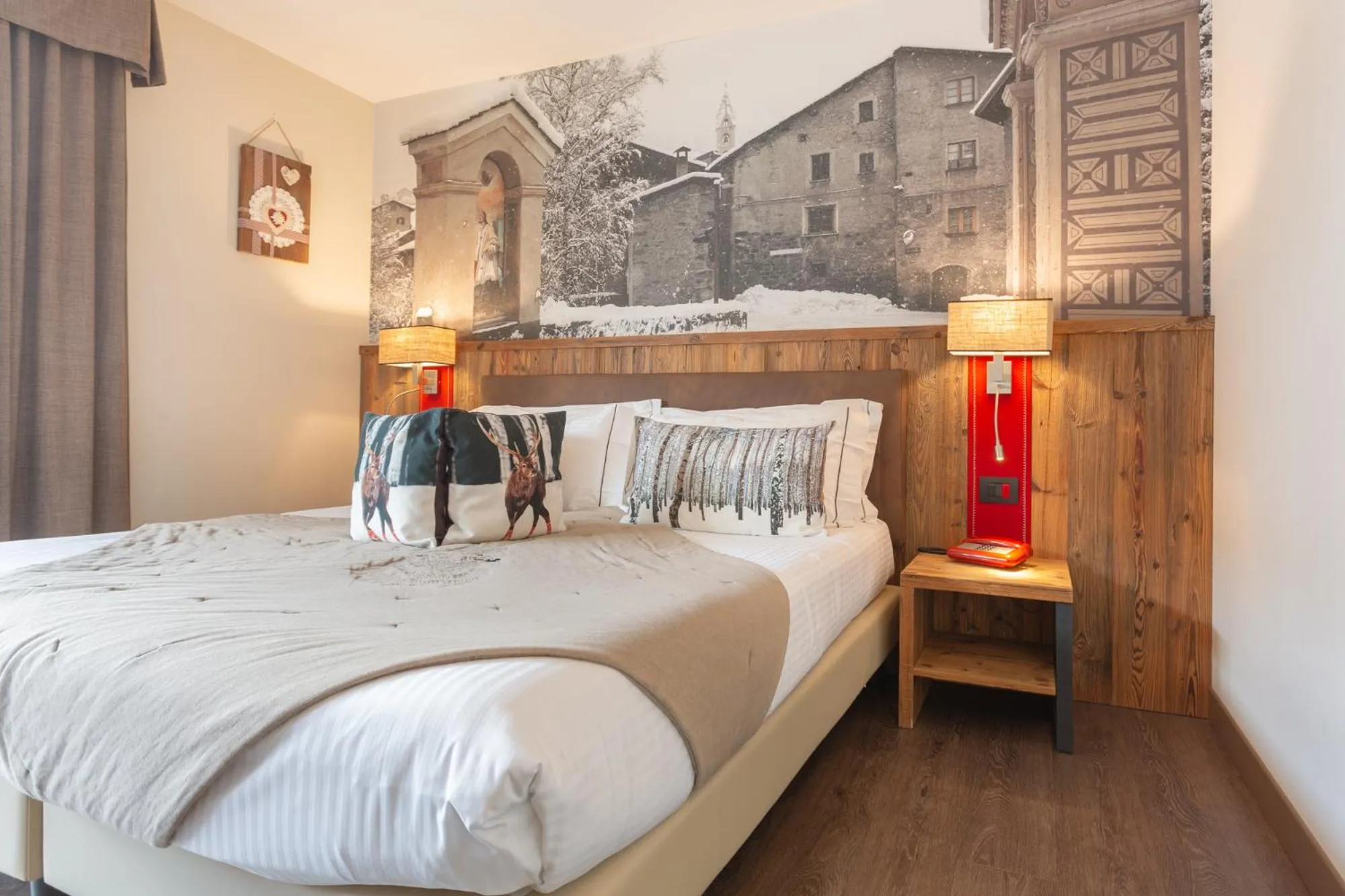 Bed in Olimpia Hotel