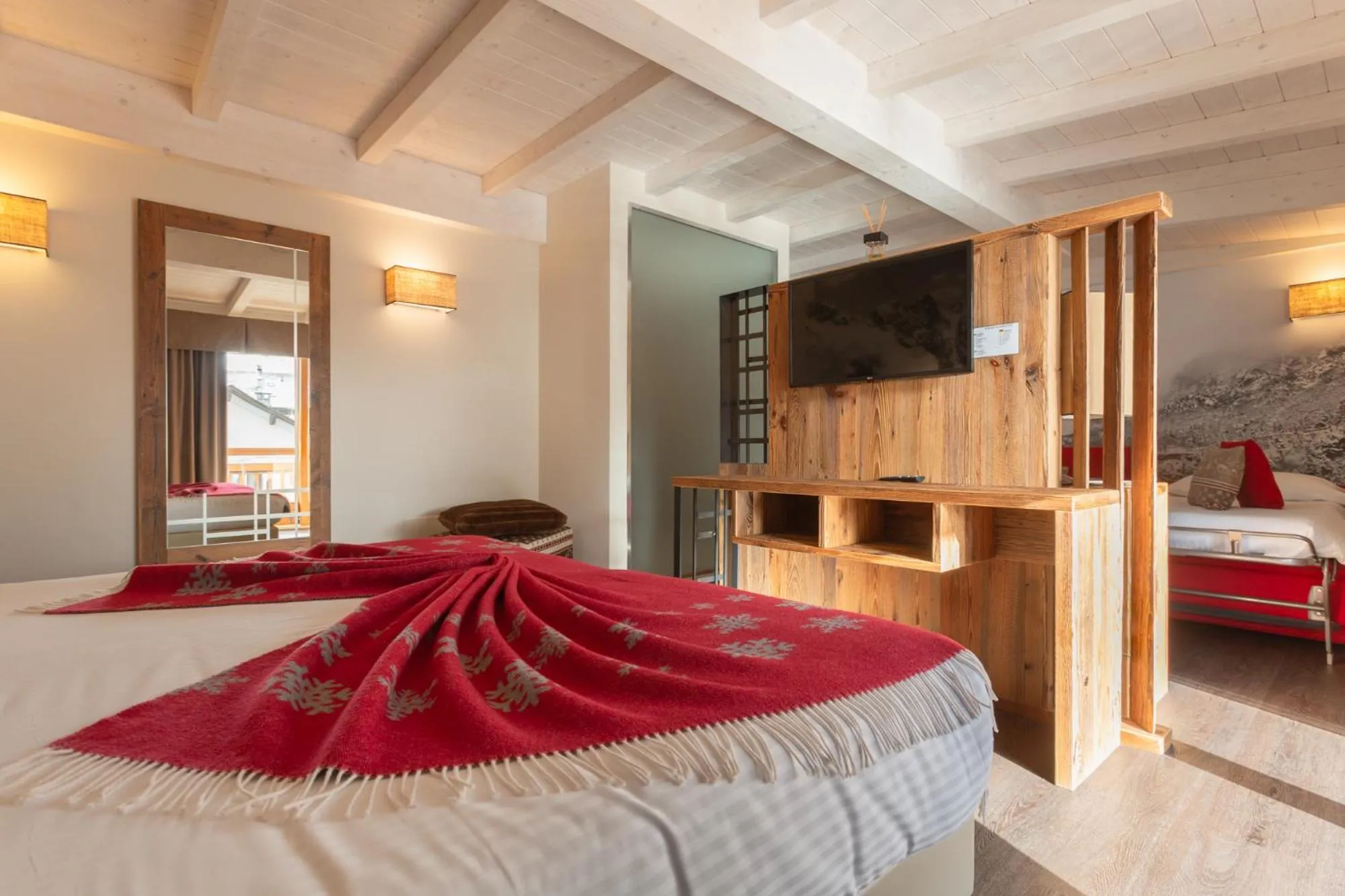 Bed in Olimpia Hotel