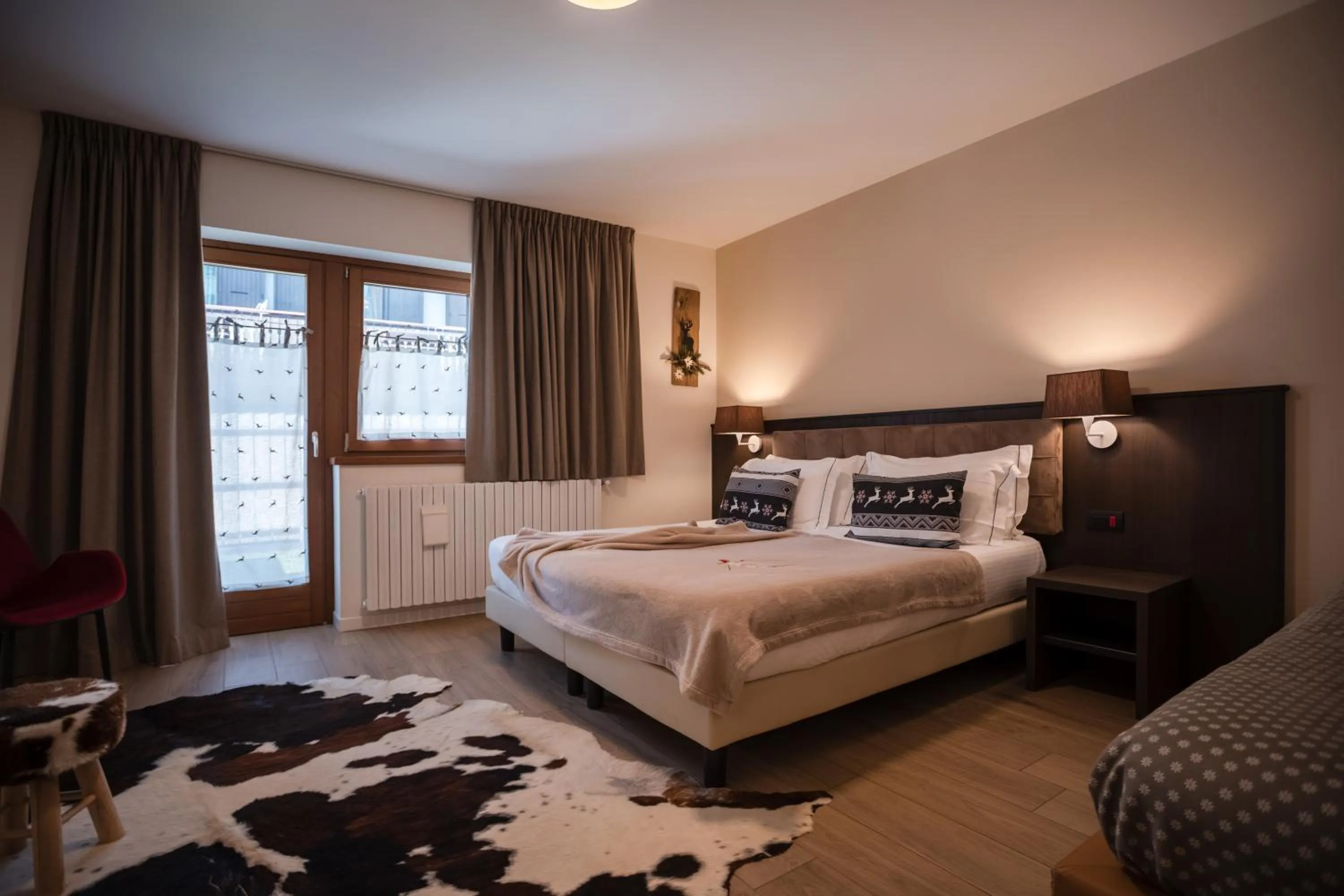 Bed in Olimpia Hotel