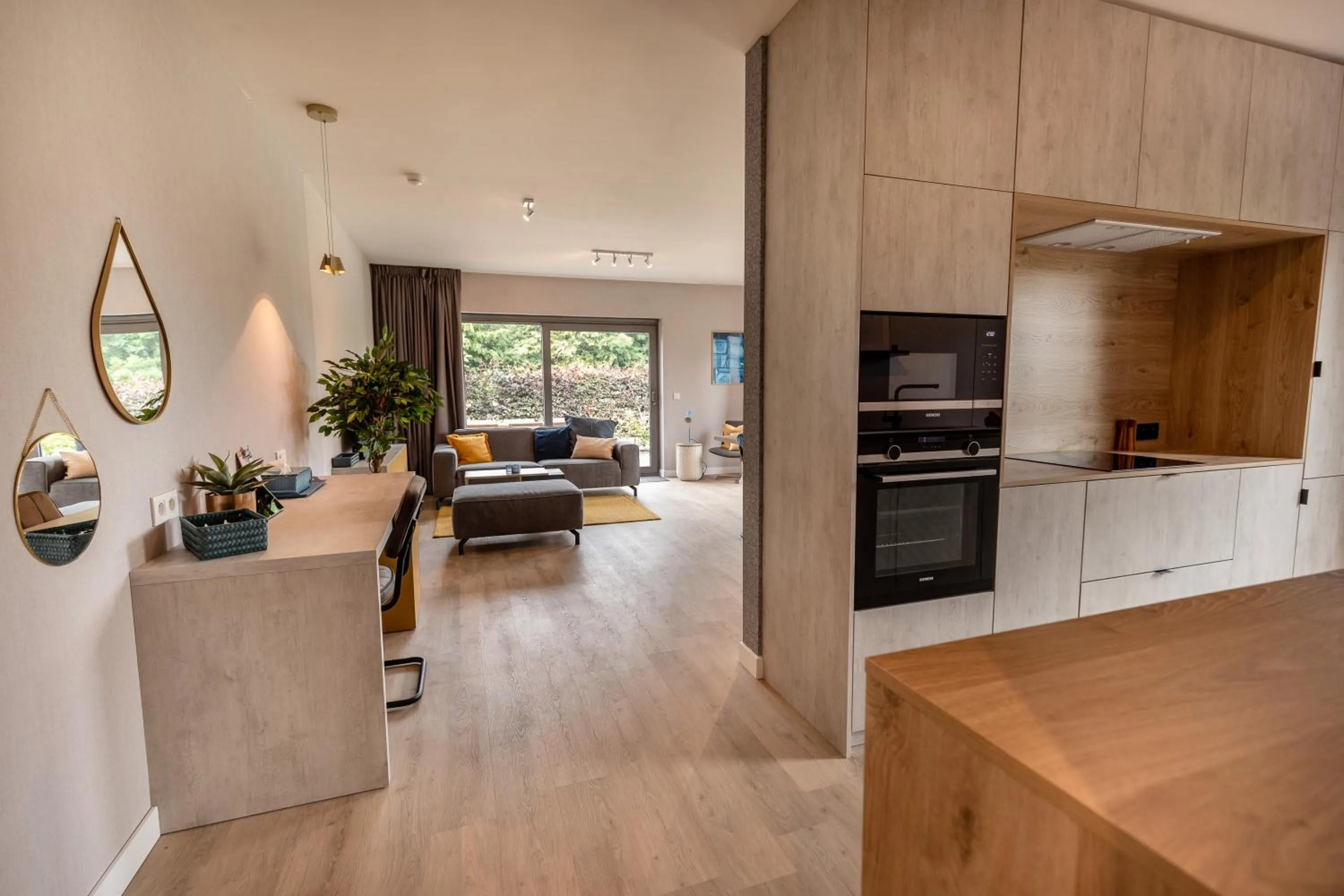 Kitchen or kitchenette in Abalona Hotel & Apartments