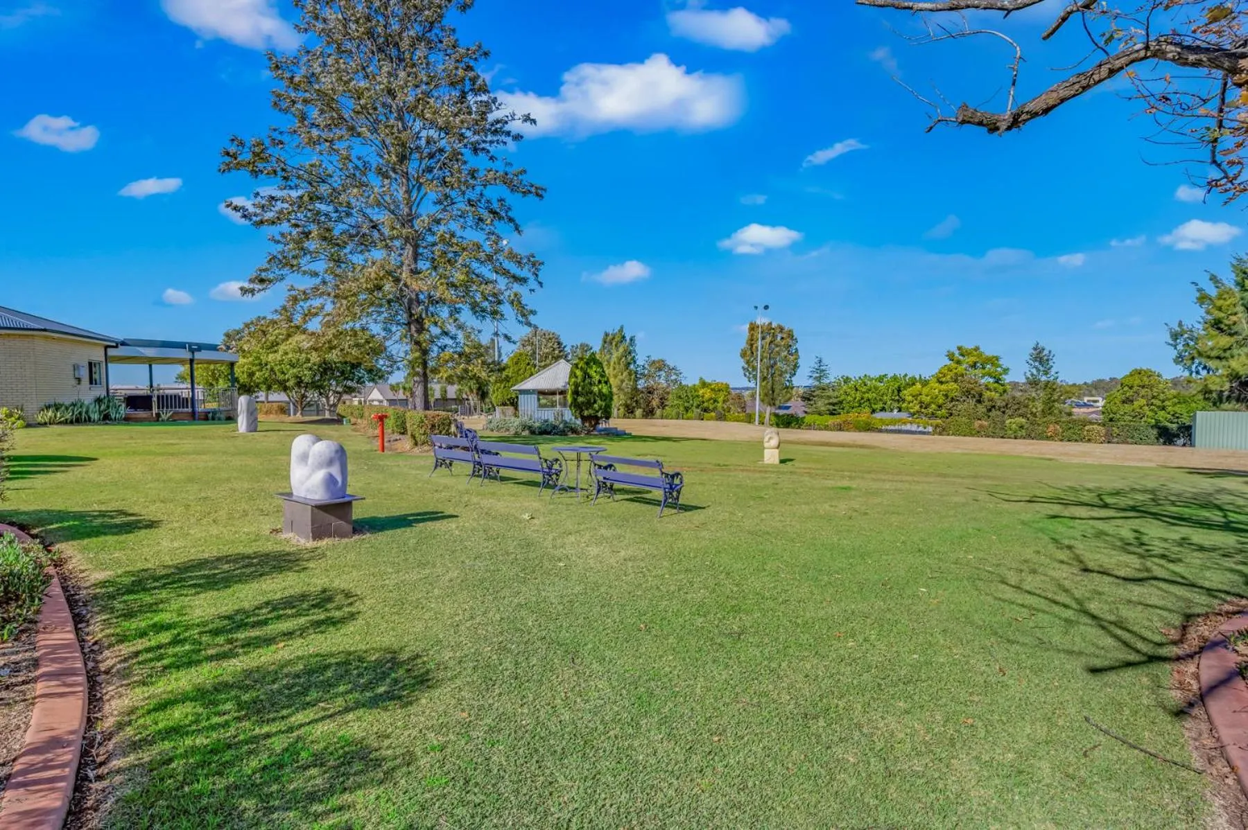 Garden view in Hunter Oasis