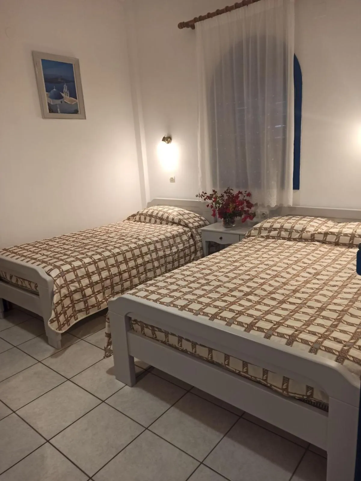 Bed in Ancient Thera Studios