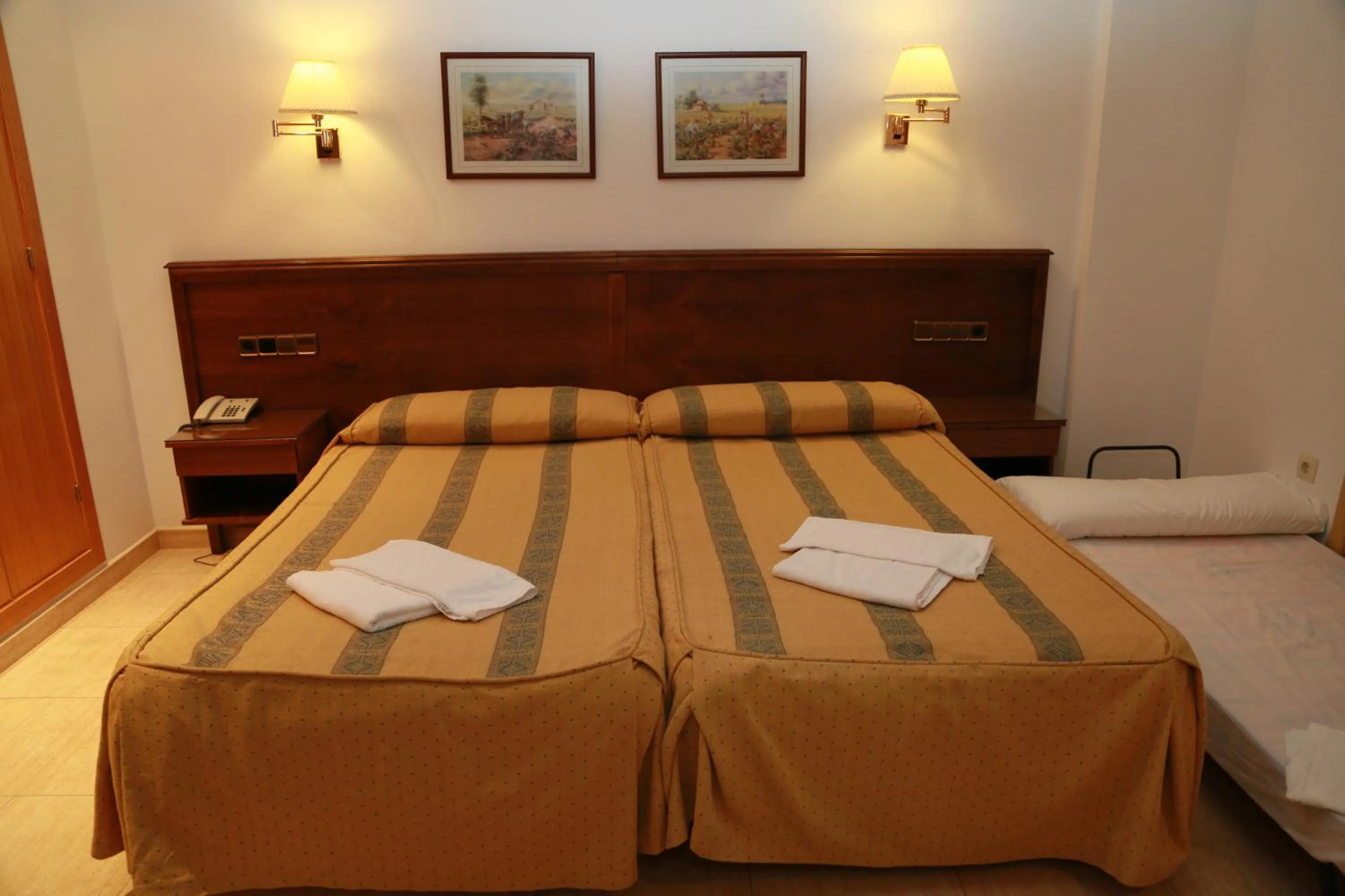 Bed in Hotel Tio Felipe