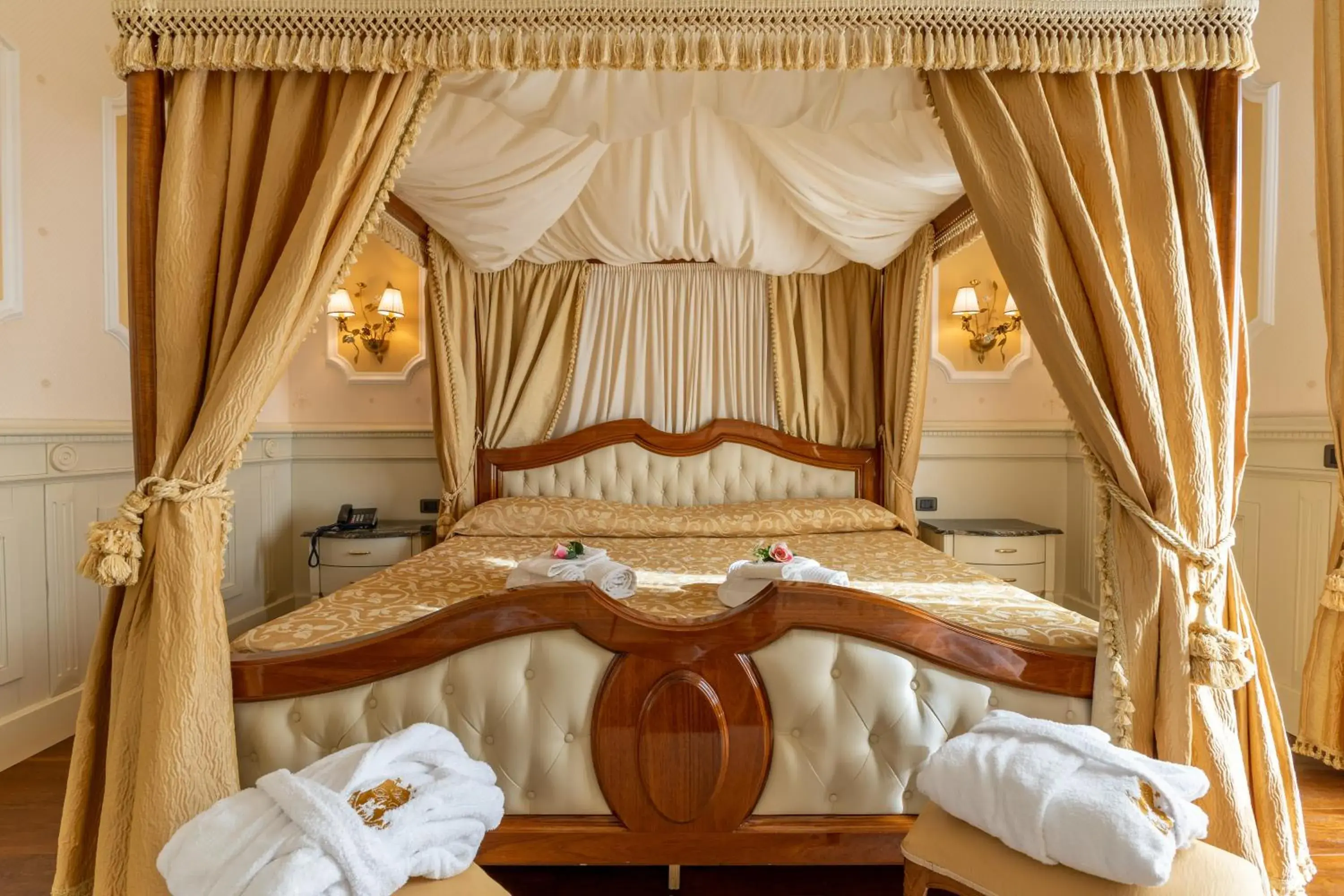 Bed in Hotel Borgo Don Chisciotte Bed in Hotel Borgo Don Chisciotte